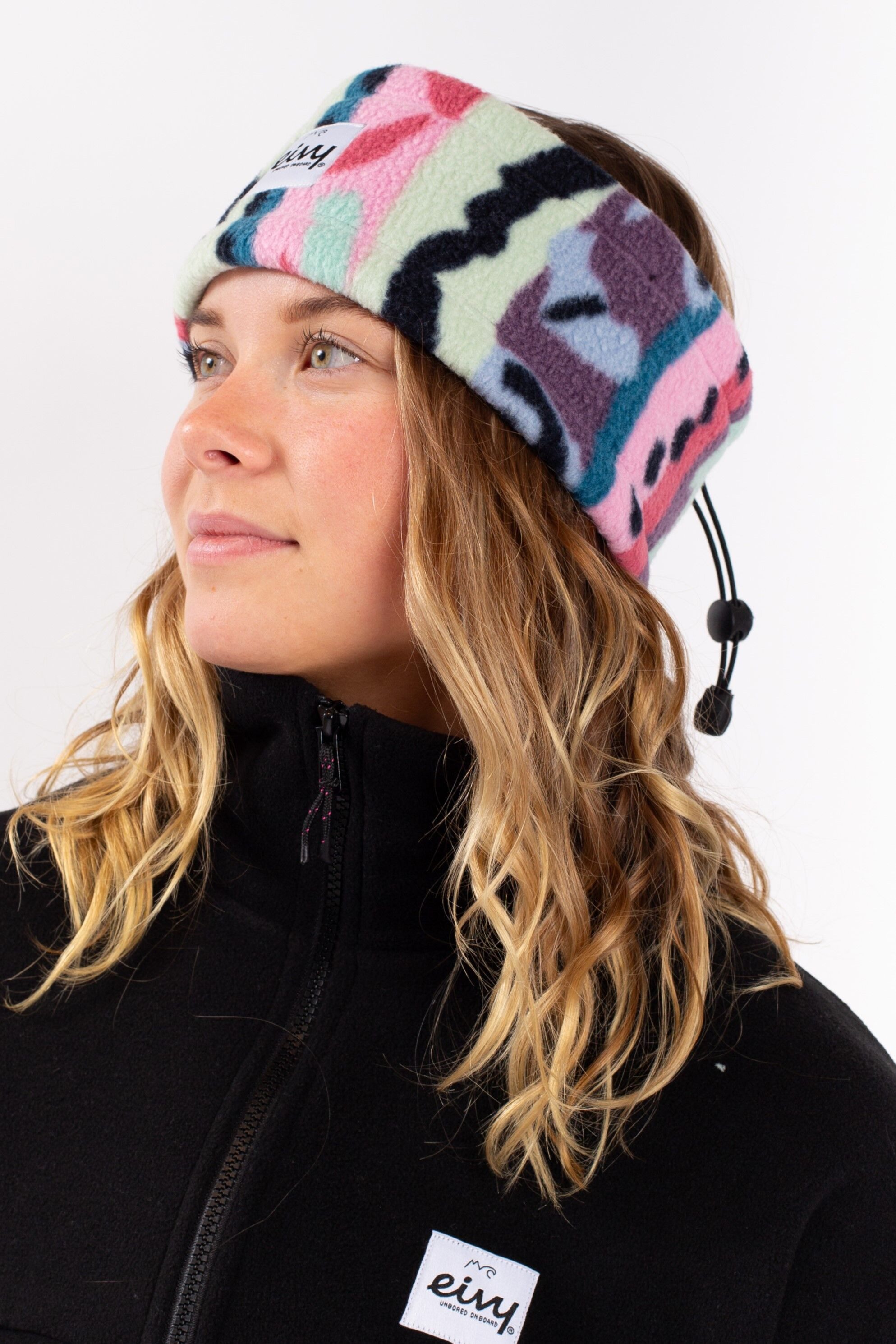 Eivy Stirnband Throwback mit flauschiger Fleece-Innenseite