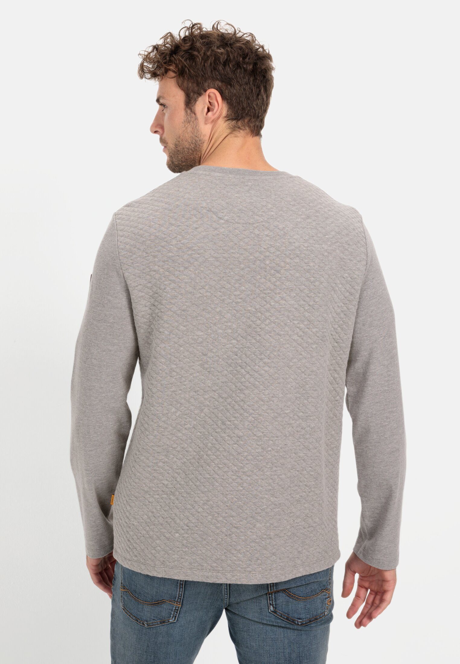 camel active Langarmshirt mit Brusttasche Langarm