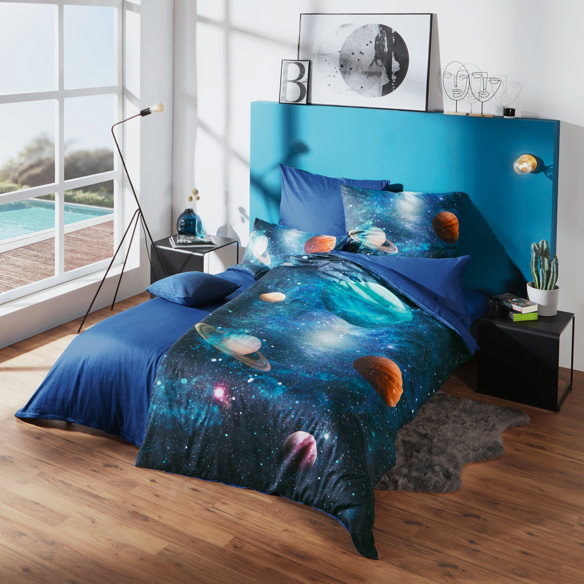 Erwin Müller Kinderbettwäsche Wendebettwäsche, Mako-Satin, Motiv – Bild 4 von 5