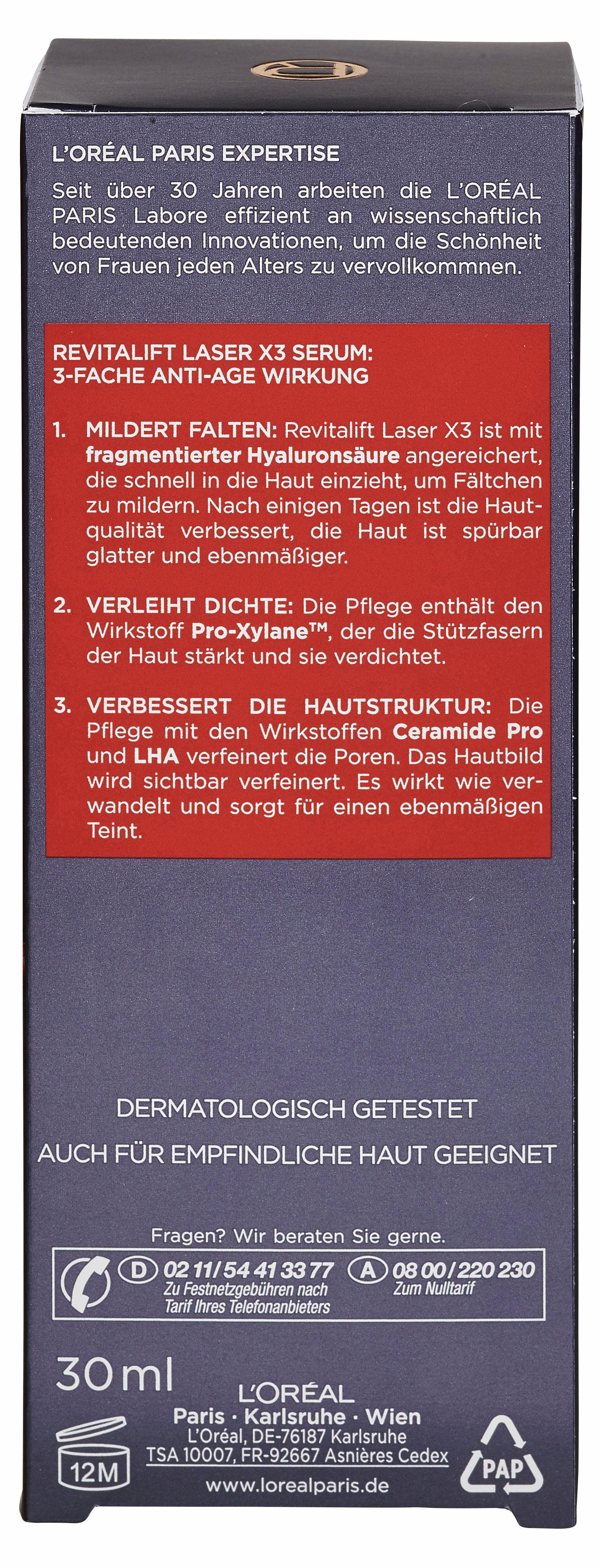 X3, Revitalift Gesichtsserum PARIS Laser L'ORÉAL Anti-Age