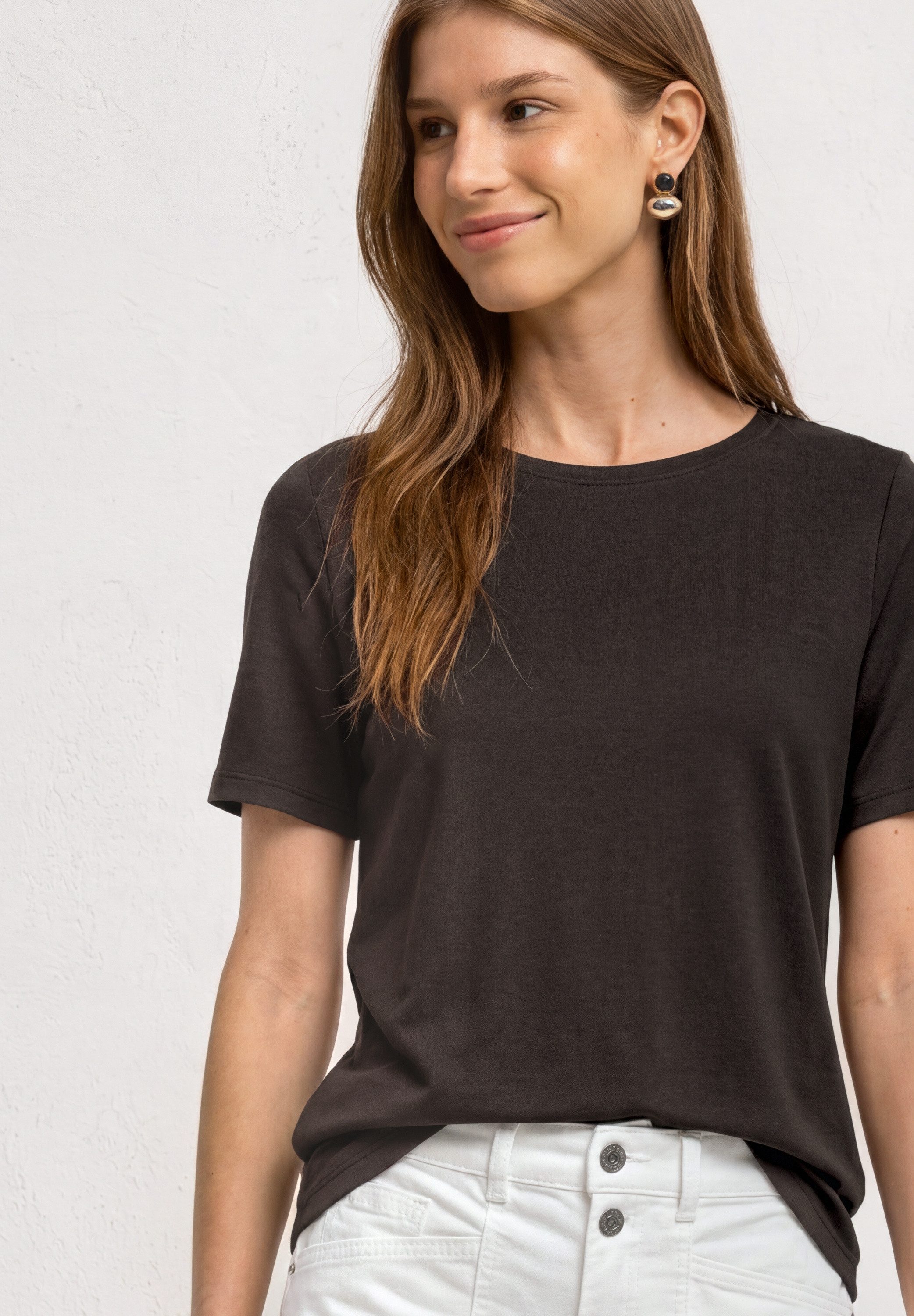 STREET ONE T-Shirt im soften Baumwoll-Mix