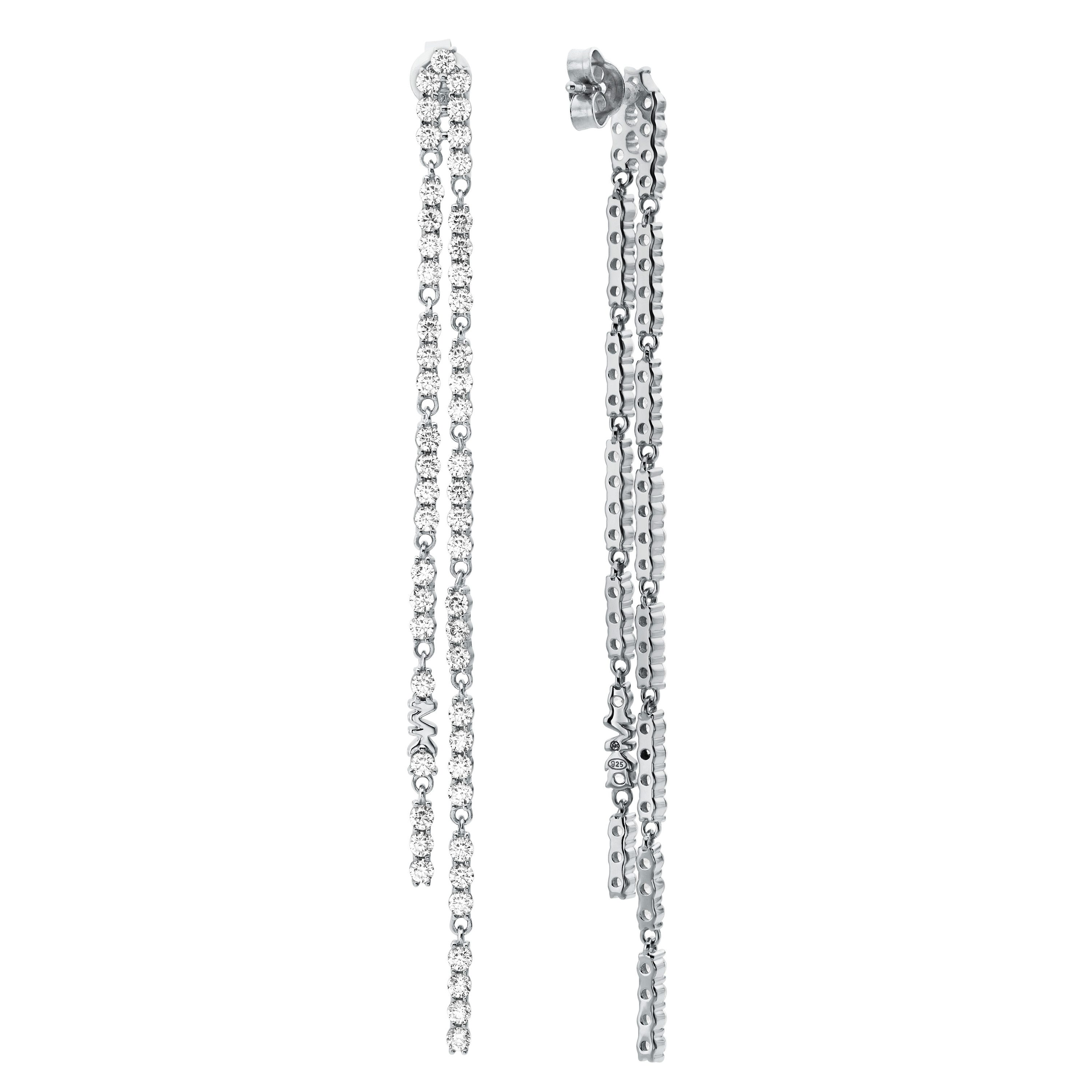 MICHAEL KORS Paar Ohrhänger Schmuck Geschenk Silber 925 Ohrringe PREMIUM, mit Zirkonia (synth)