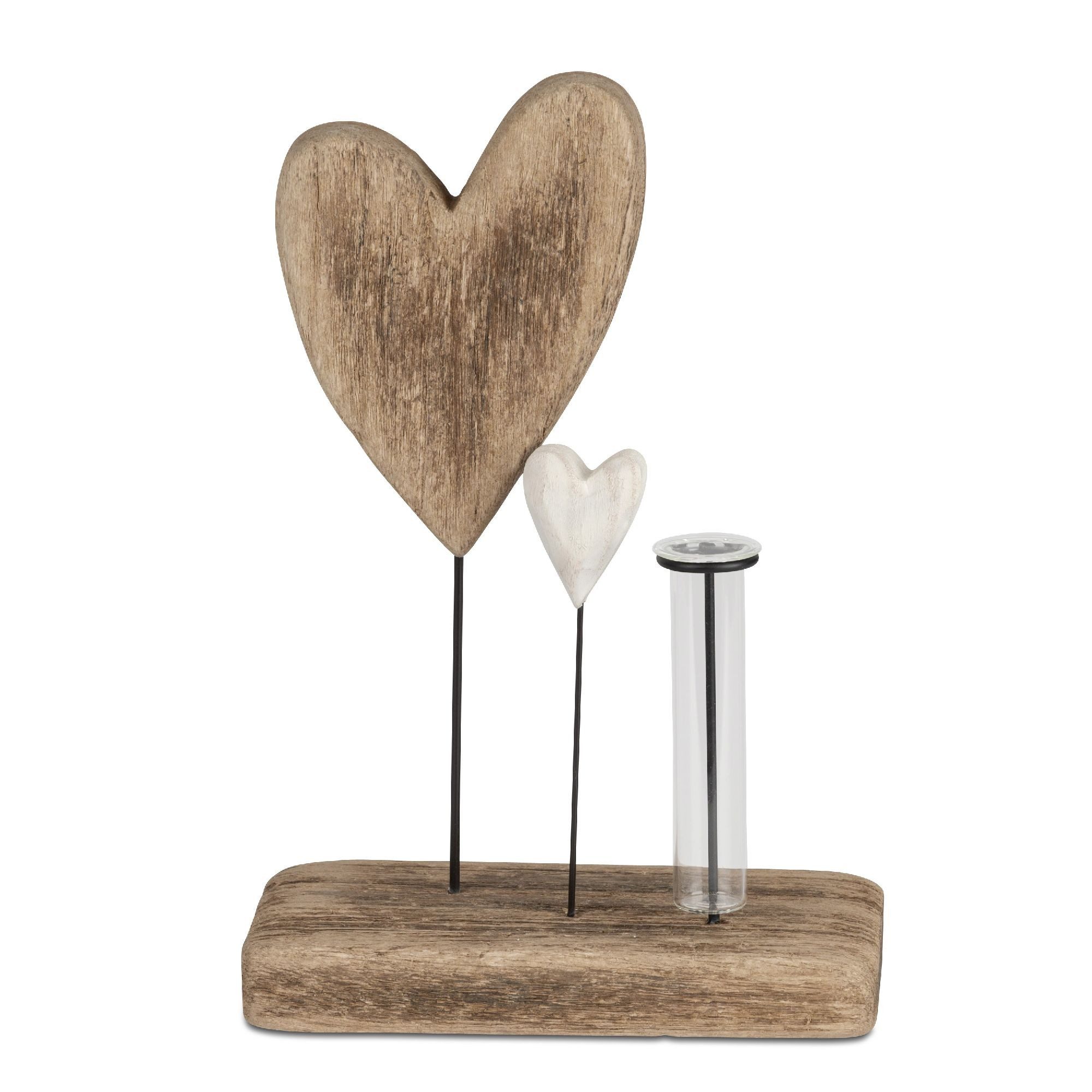 formano Dekovase Herzen, Farbe: Braun, Motiv: Herzen