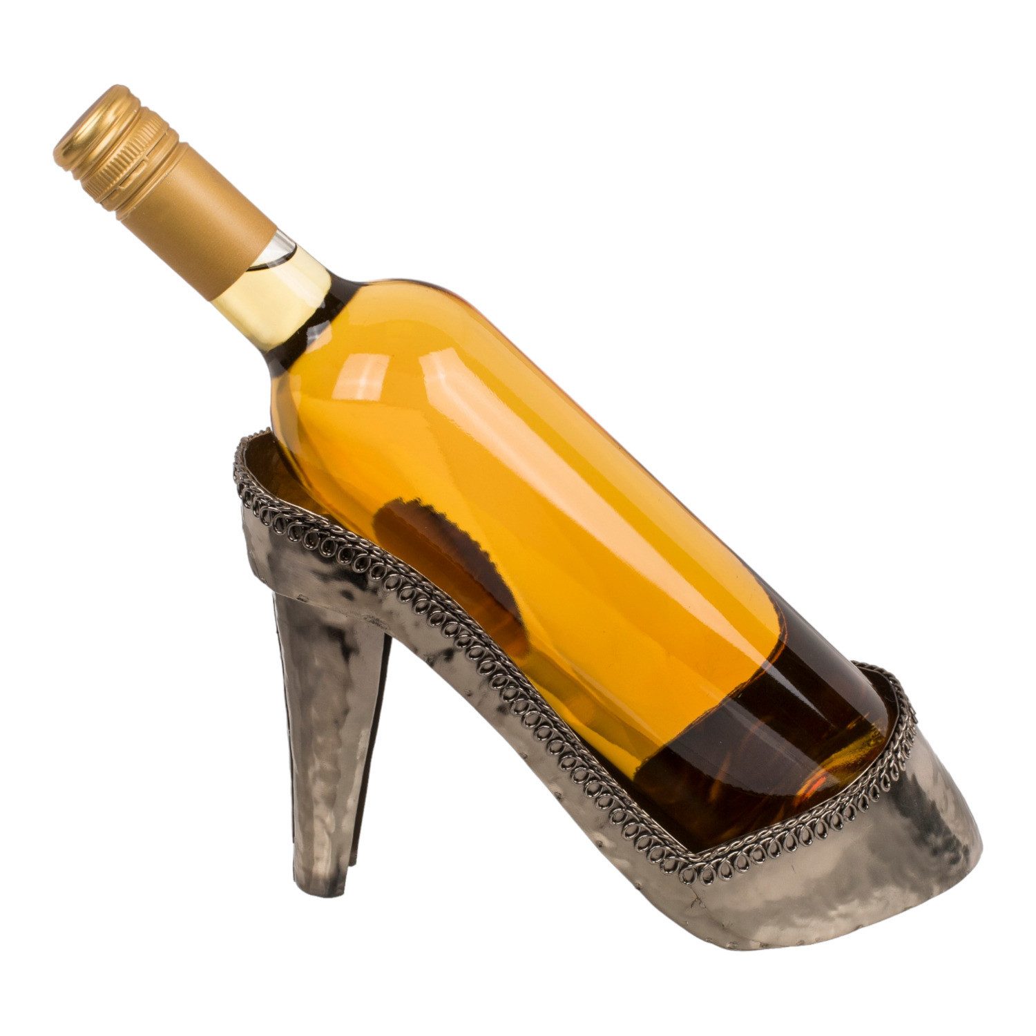 Out of the Blue Weinflaschenhalter High Heels Weinflaschenhalter Schuh Weinflaschenständer aus Metall