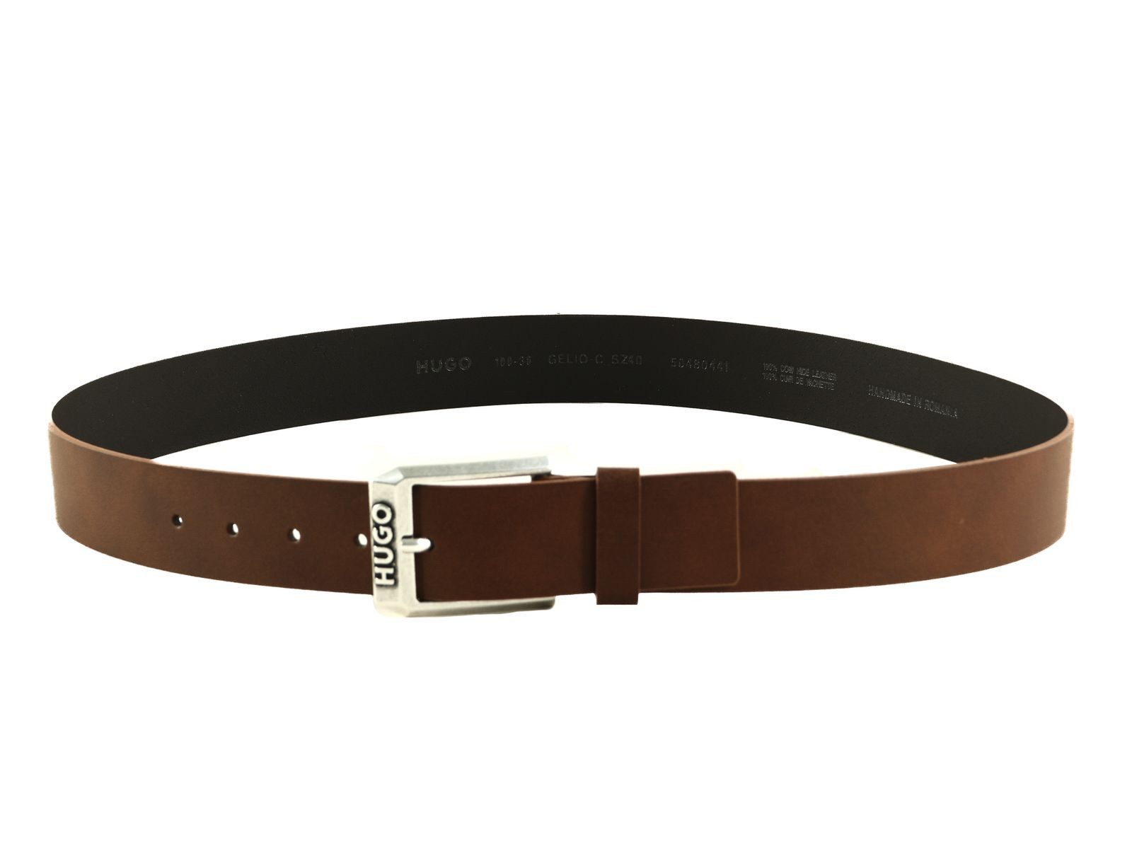 HUGO Ledergürtel Gelio Sz40 Leather Belt aus echtem Rindsleder günstig online kaufen