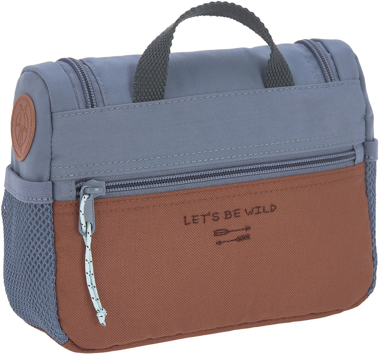 LÄSSIG Kulturbeutel Adventure, Tractor, Mini Washbag, zum Aufhängen; PETA-approved vegan