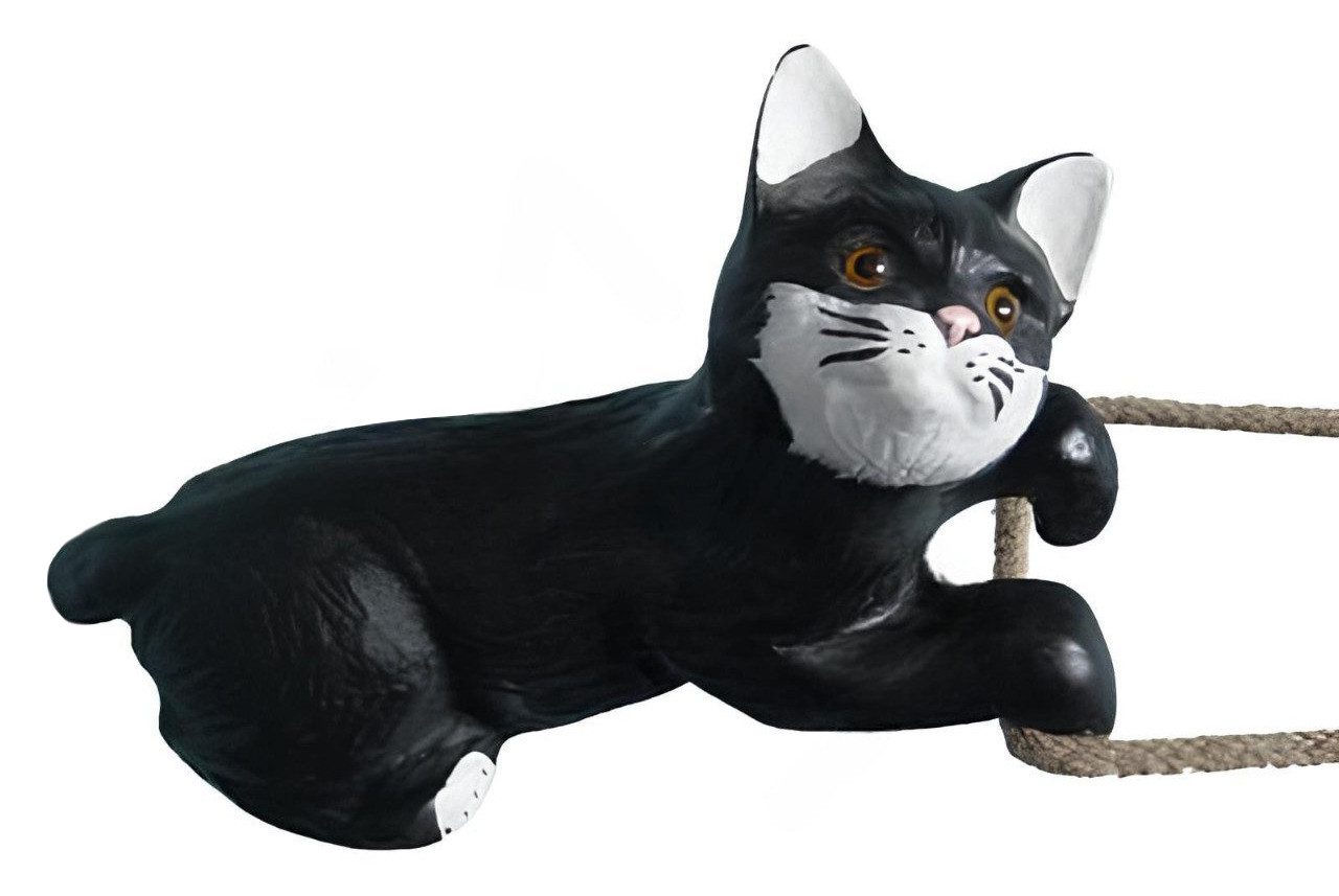 Skulptur Neue Skulptur im Design einer Katzenfigur für den Garten - Deko-Statue