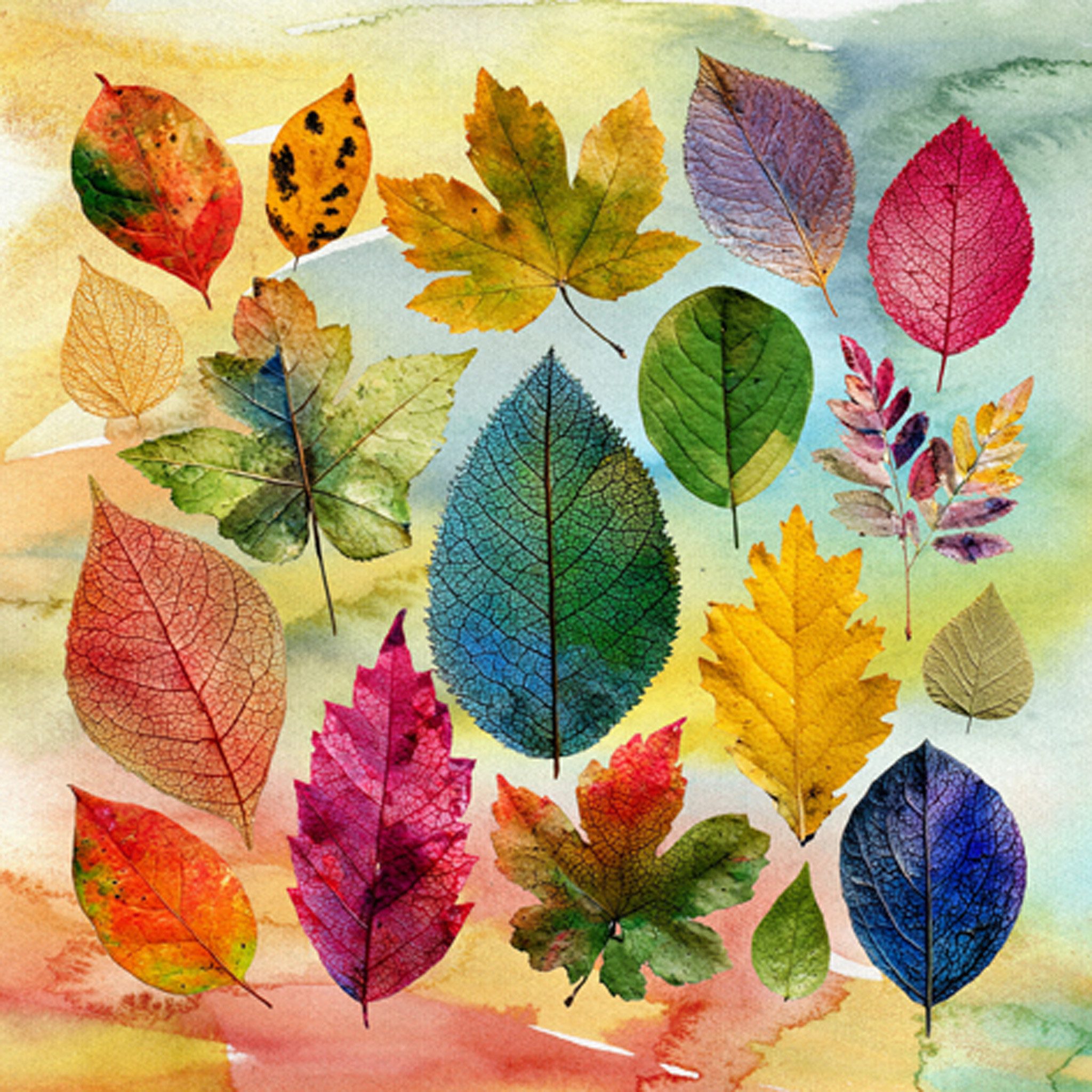 ti-flair Papierserviette, Servietten Papier 33x33cm 3-lag. mit mit Herbstblätter Motiv 20 Stück