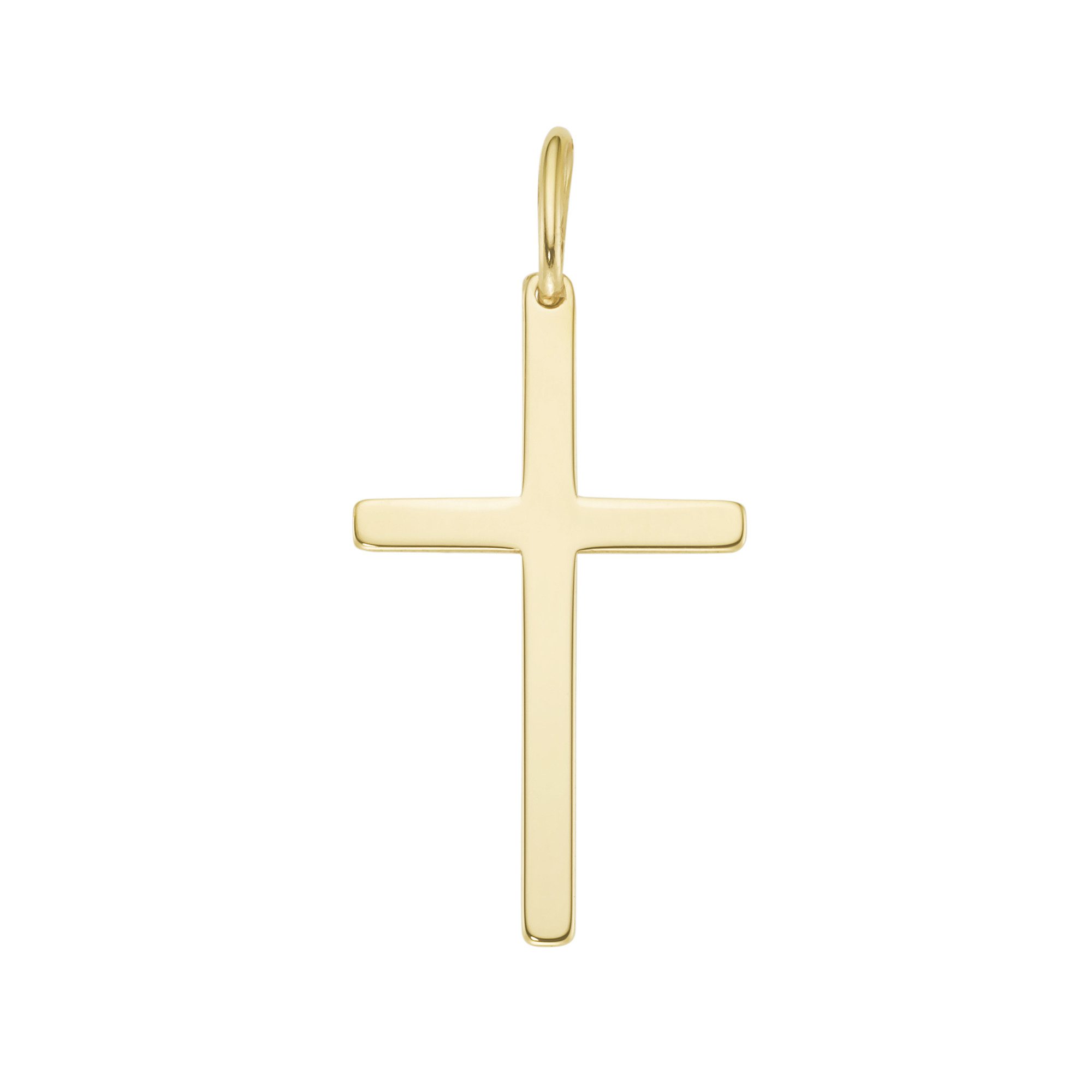 Luigi Merano Kreuzanhänger Kreuz, Gold 585