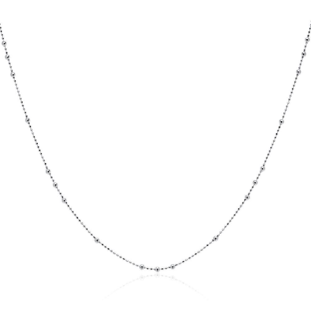 Unique Silberkette Kugelkette aus Sterli...