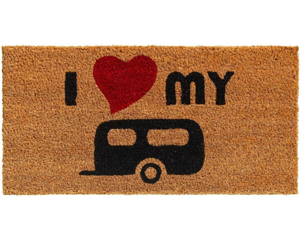matches21 HOME & HOBBY Fußmatte Kokosmatte Wohnwagen Camping als aussen Sau günstig online kaufen
