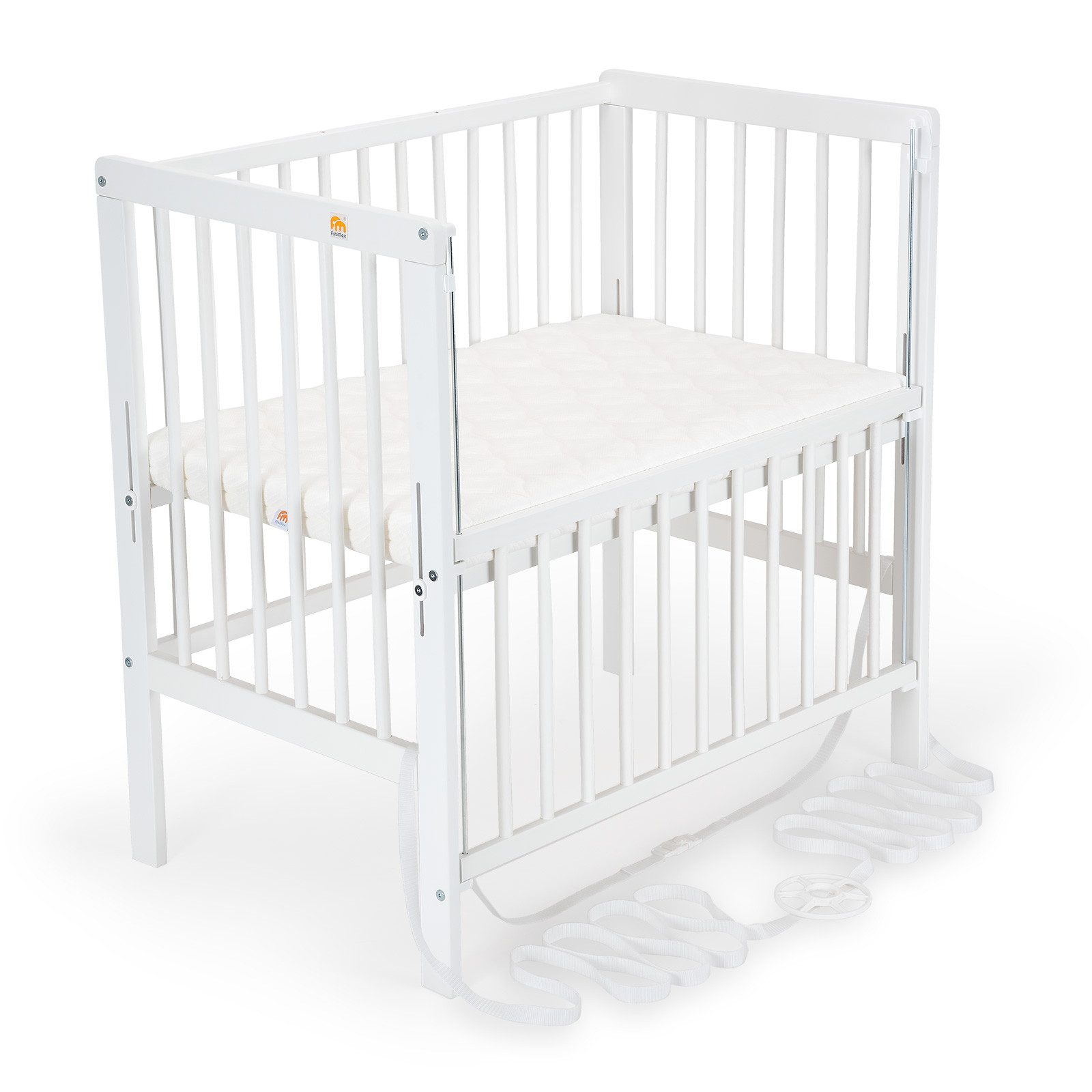 FabiMax Beistellbett Flex weiß, 2in1, Beistellbett günstig online kaufen