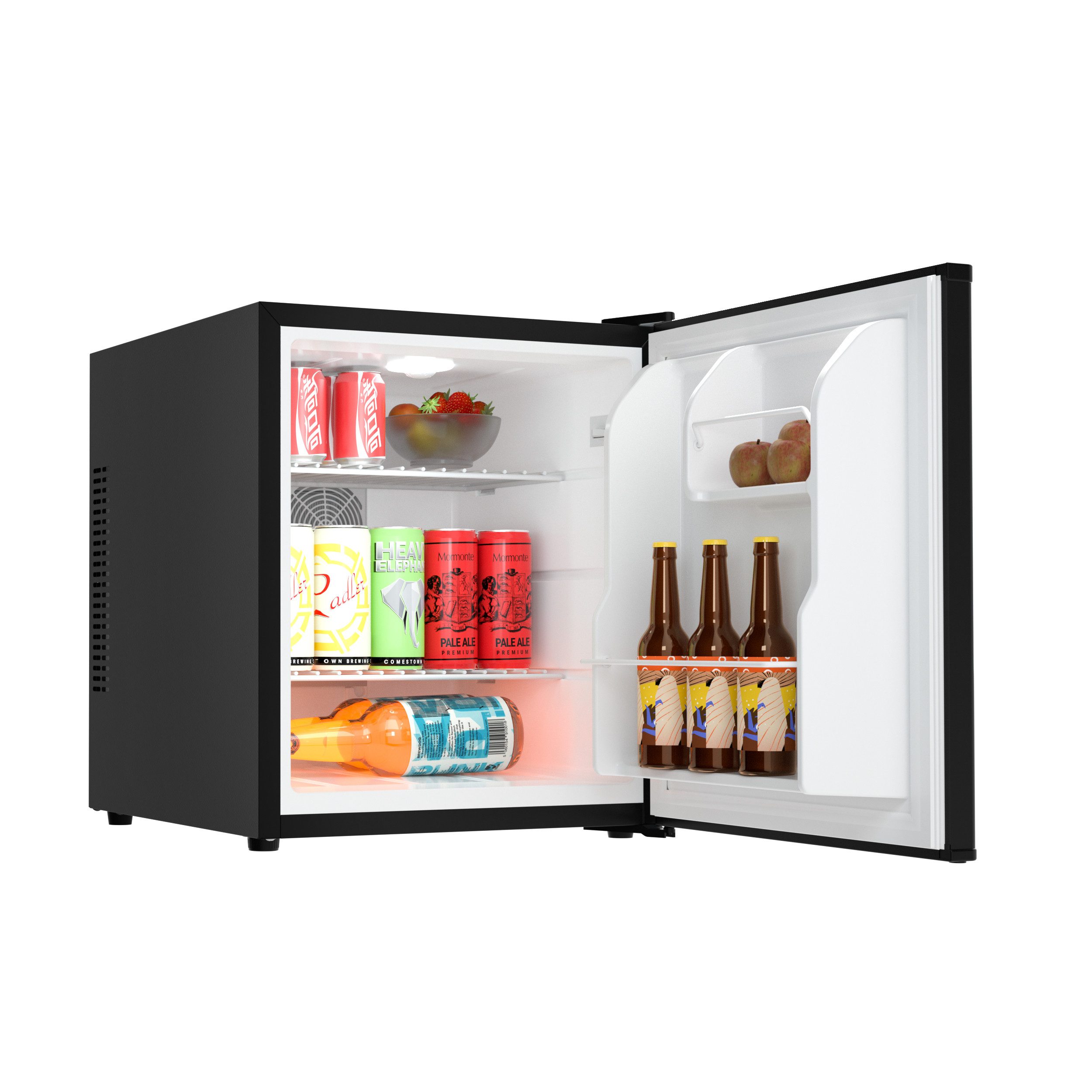 Melchioni Kühlschrank Mini Kühlschrank Polar 47 Mini, 50,5 cm hoch, 50,3 cm breit, Leiser Betrieb durch thermoelektrische Kühlung