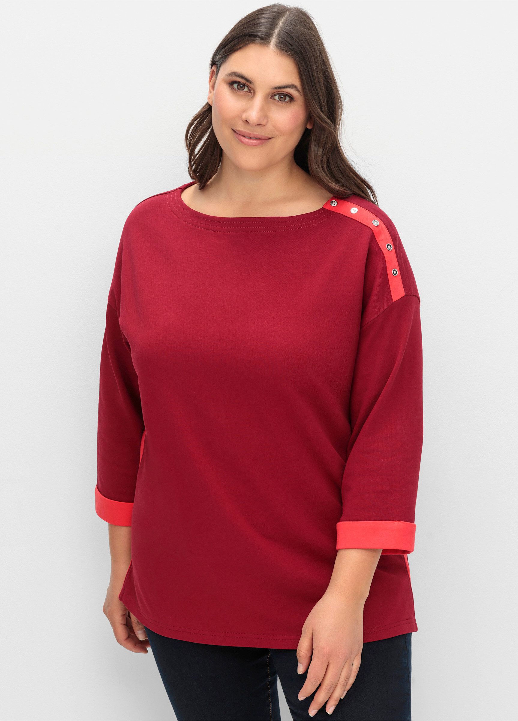Sheego Sweater Sweatshirt . günstig online kaufen