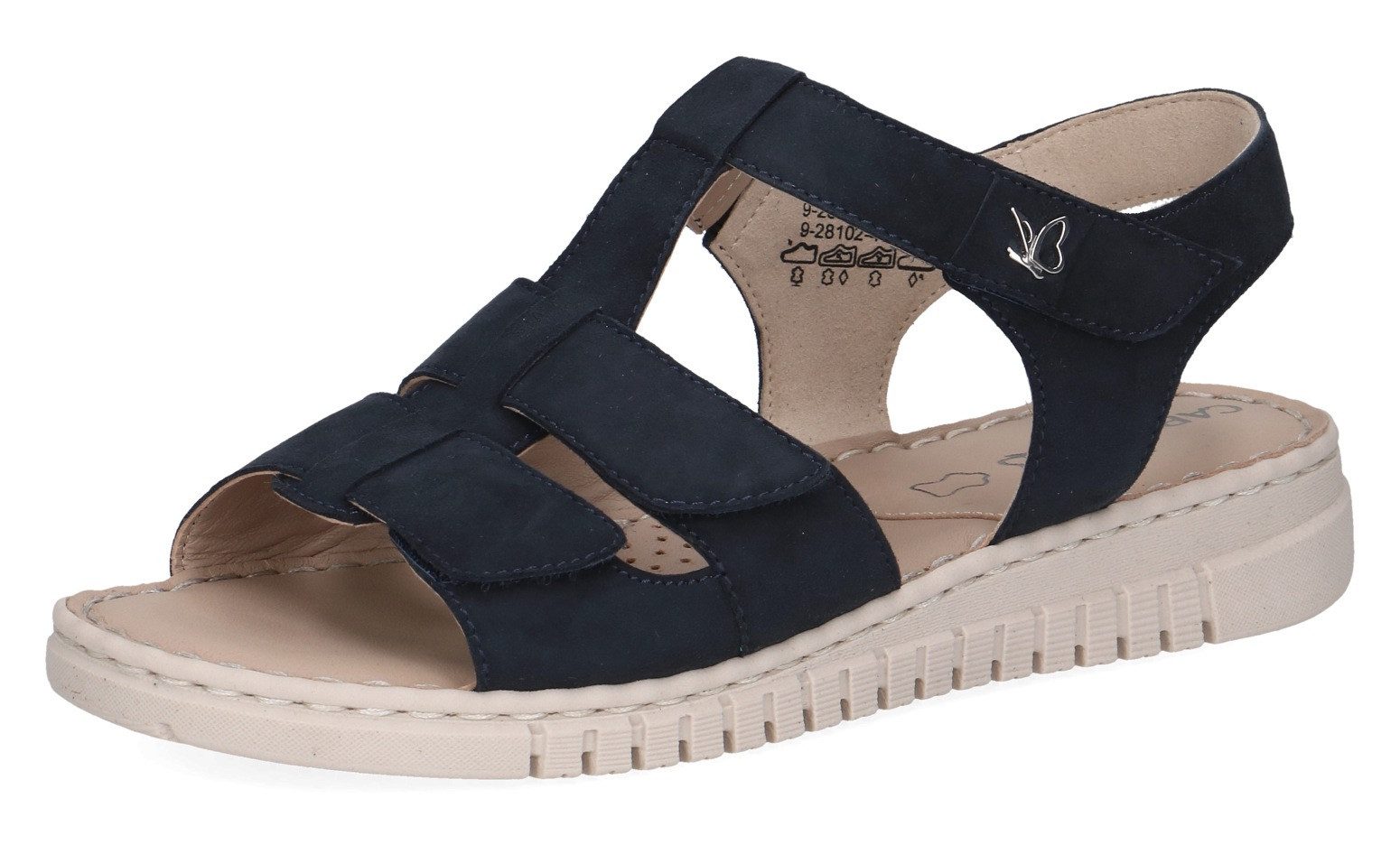 Caprice Riemchensandale, Keilsandalette, Bequemschuh, Sommerschuh mit Klett günstig online kaufen