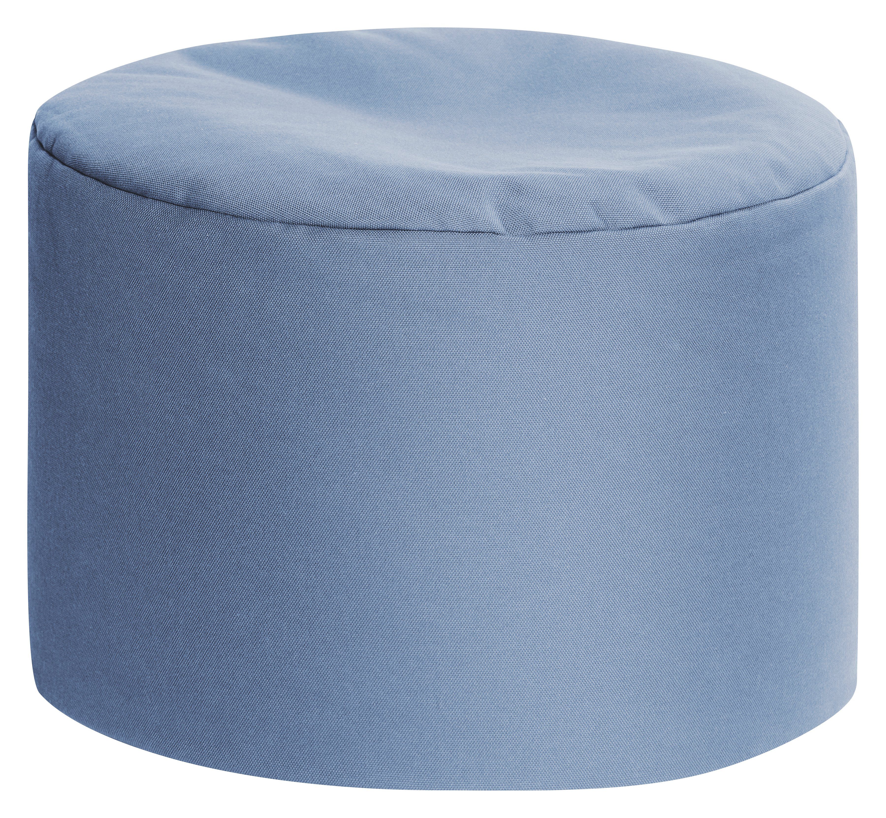 Polyacryl 100% 60x40cm Magma Sitzsack Blau, AußenHülle: Hocker Dralon (garngefärbt)