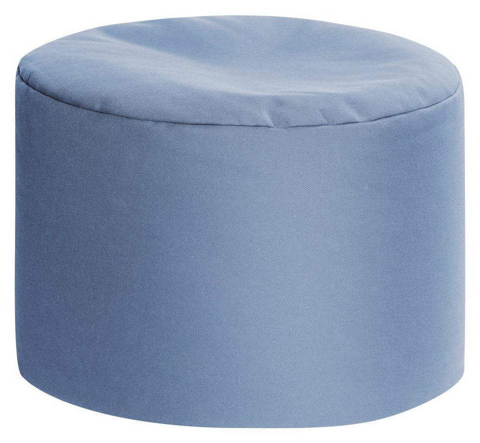 Magma Sitzsack Hocker 60x40cm Blau, AußenHülle: 100% Polyacryl Dralon  (garngefärbt)