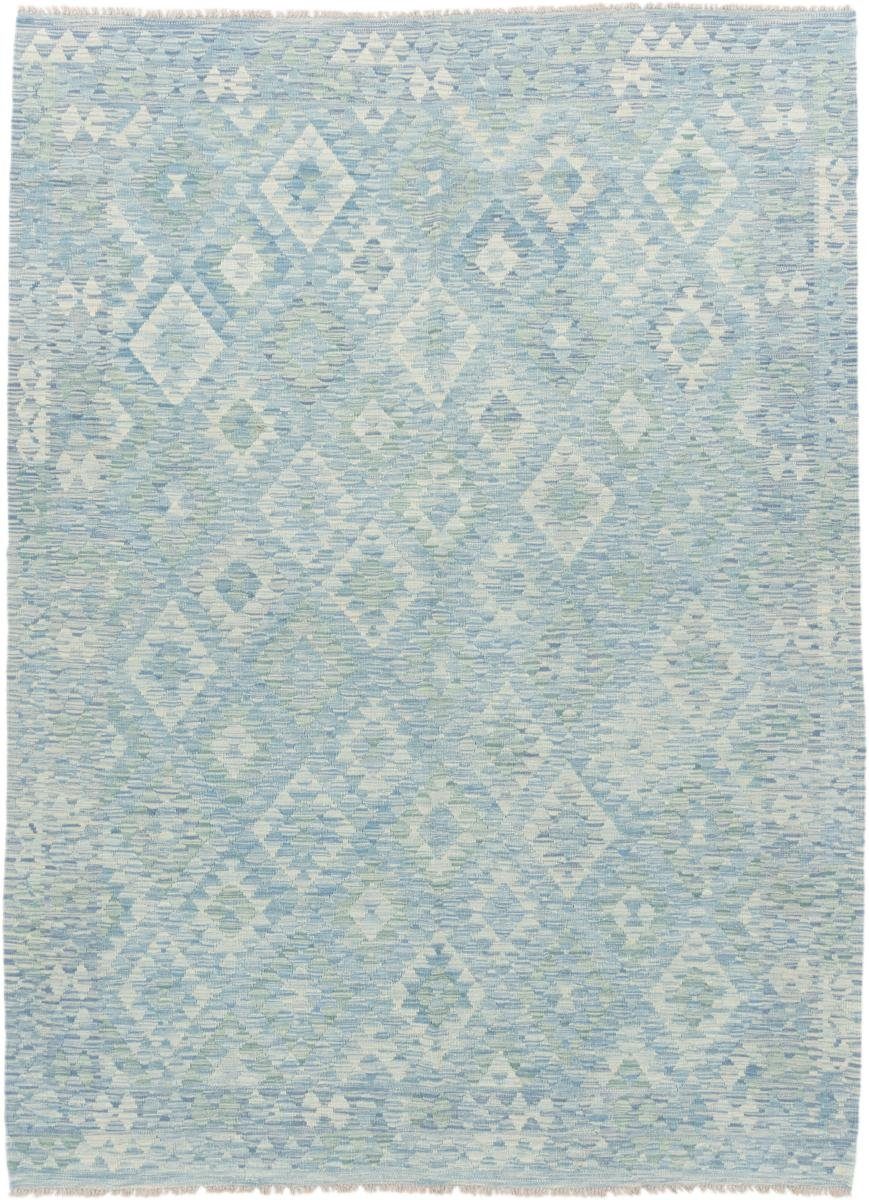Orientteppich Kelim Afghan 212x288 mm rechteckig, Orientteppich, Trading, Höhe: 3 Handgewebter Nain
