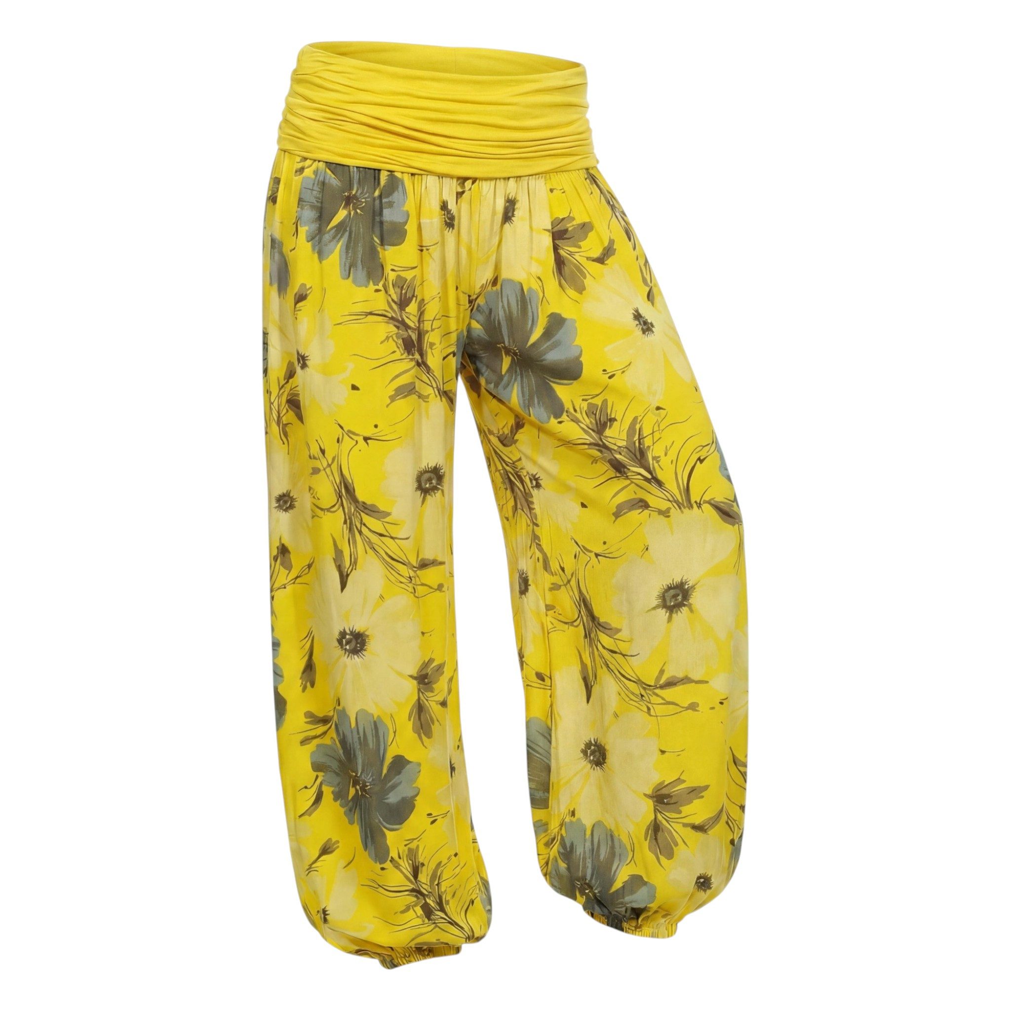 OriginalYou Haremshose Sommerhose luftig und leichte Pumphose für Damen mit elastischem Bund, sommerliches Design, Middle Waist – Bild 2 von 3
