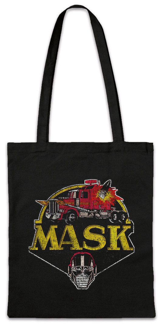 Beuteltasche Mask Vintage Logo Stofftasche Venom Kult TV Cartoon Retro 80s Kult