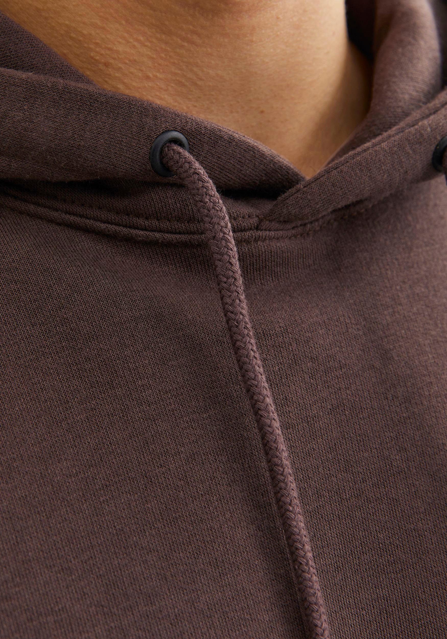 Jack & Jones Kapuzensweatshirt Seal JJESTAR NOOS SWEAT BASIC HOOD Brown