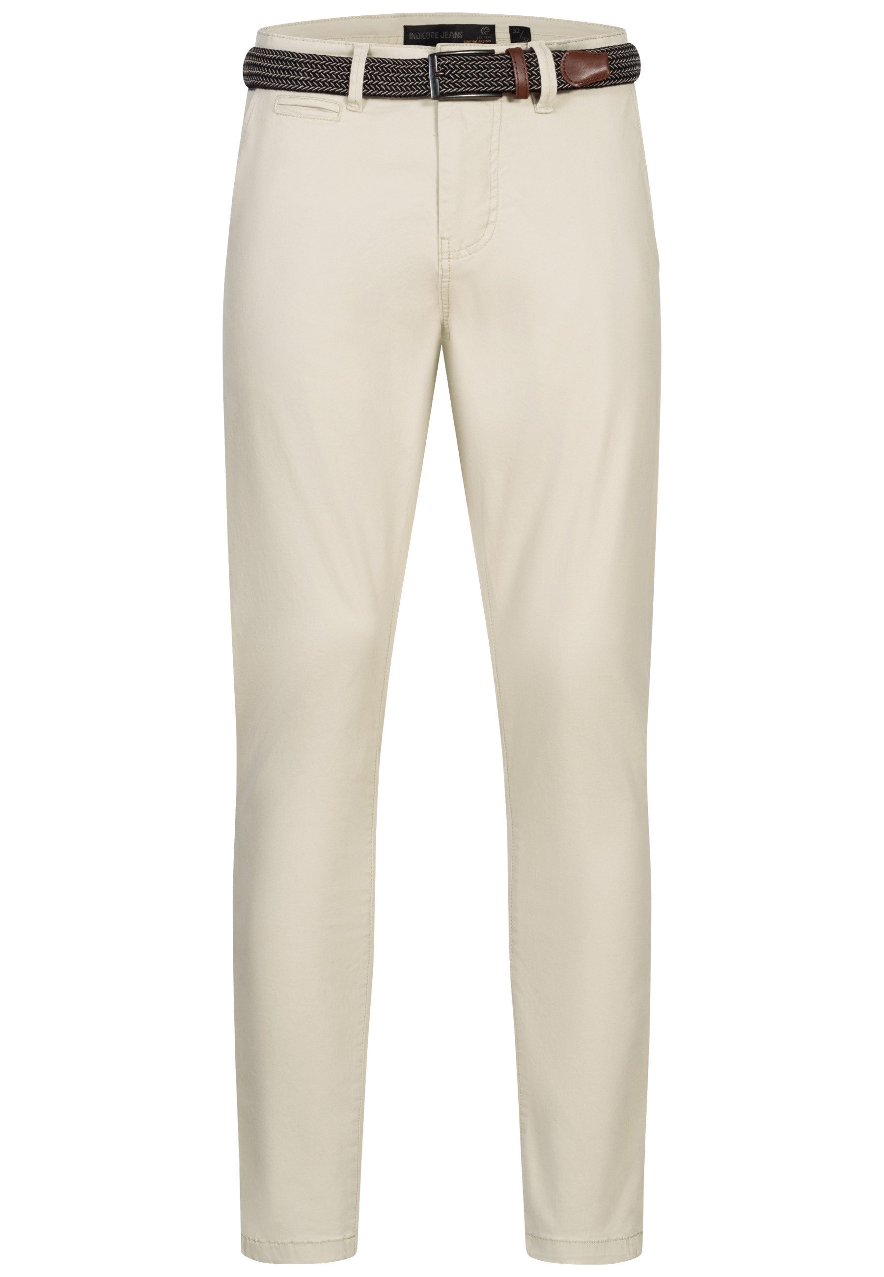 Indicode Chinohose Herren Eary Chino Hose Herrenhose aus elastischer Baumwo günstig online kaufen