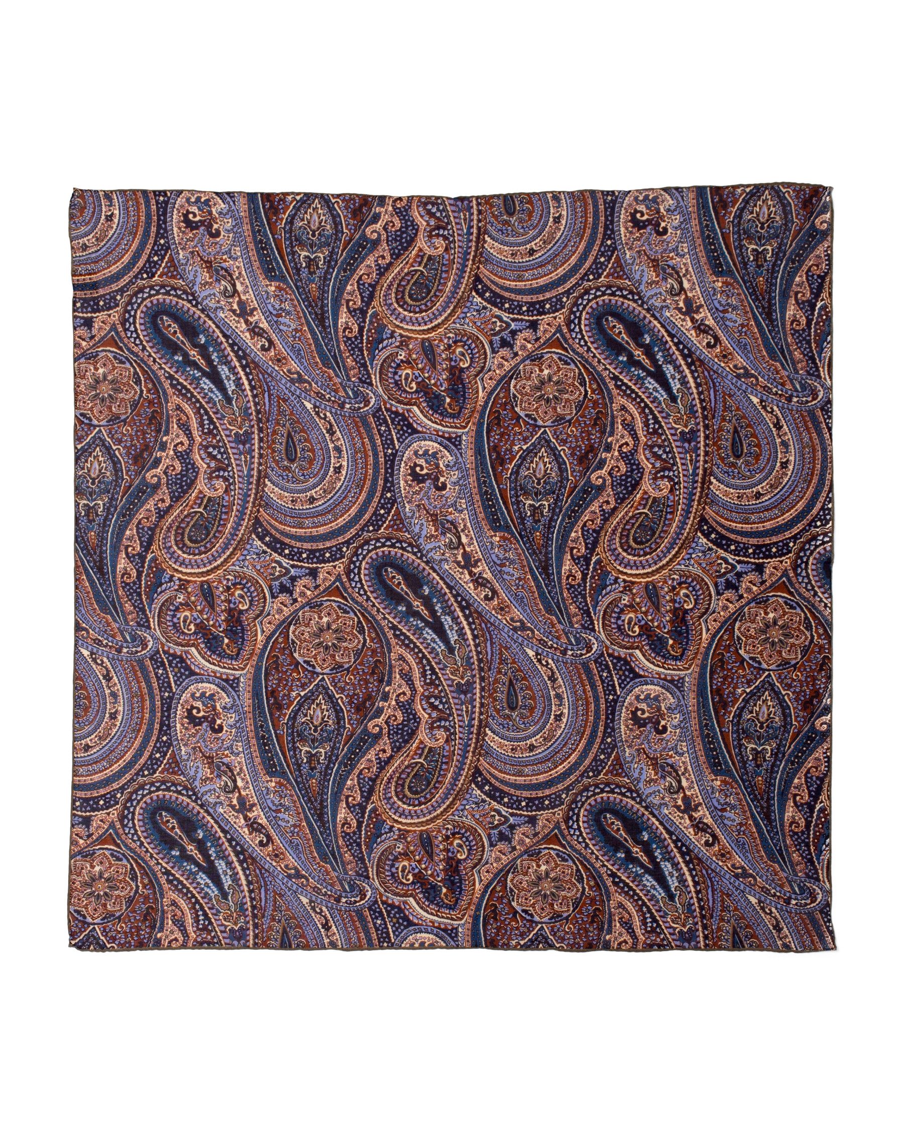 MayTree Seidentuch Baumwolle und Seide quadratisch 65x65cm, (Stück), 70% Baumwolle, 30% Maulbeerseide mit handrolliertem Rand