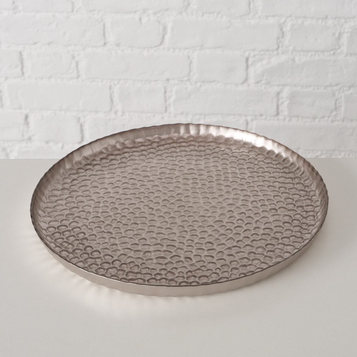 BOLTZE GRUPPE GmbH Tablett Etagere aus Glas RADO, Ø 28 cm, Glas
