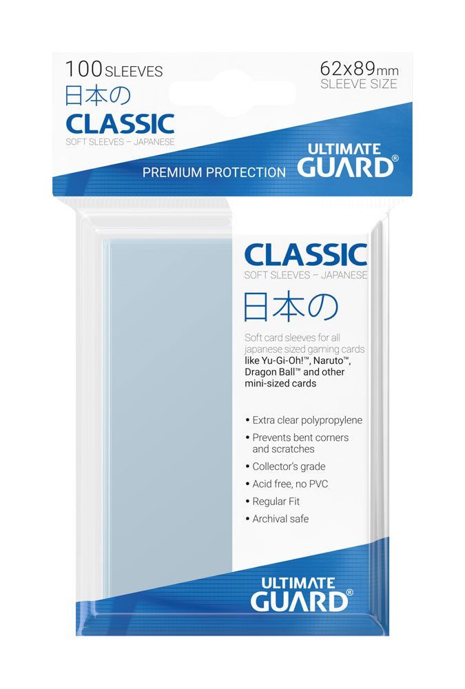 Ultimate Guard Sammelkarte Classic Soft Sleeves JAPANISCHE GRÖSSE (62 x 89 mm) (100St)