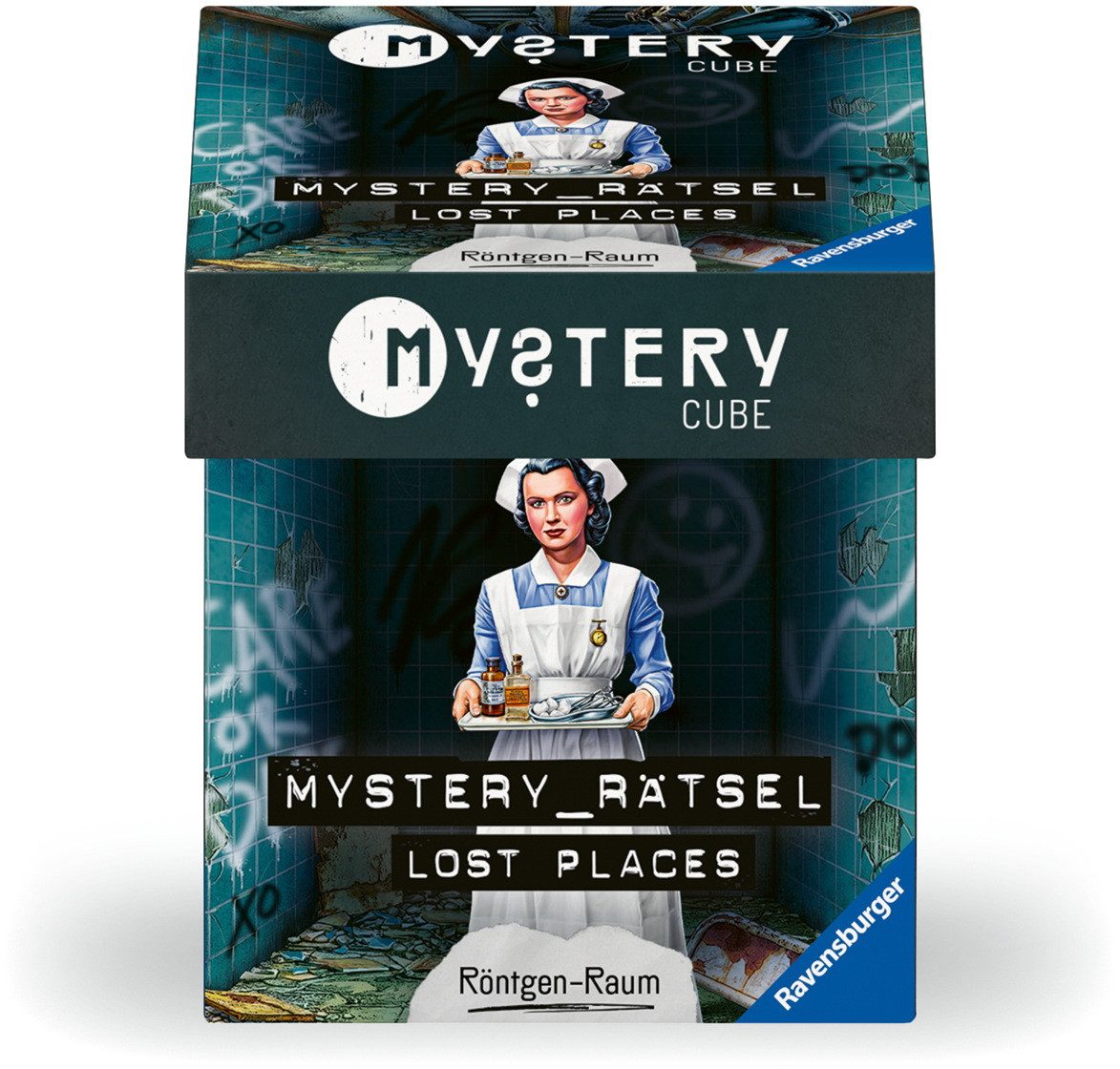 Ravensburger Spiel Familienspiel Exit Cube Mystery Cube Lost places Röntgenraum 23695