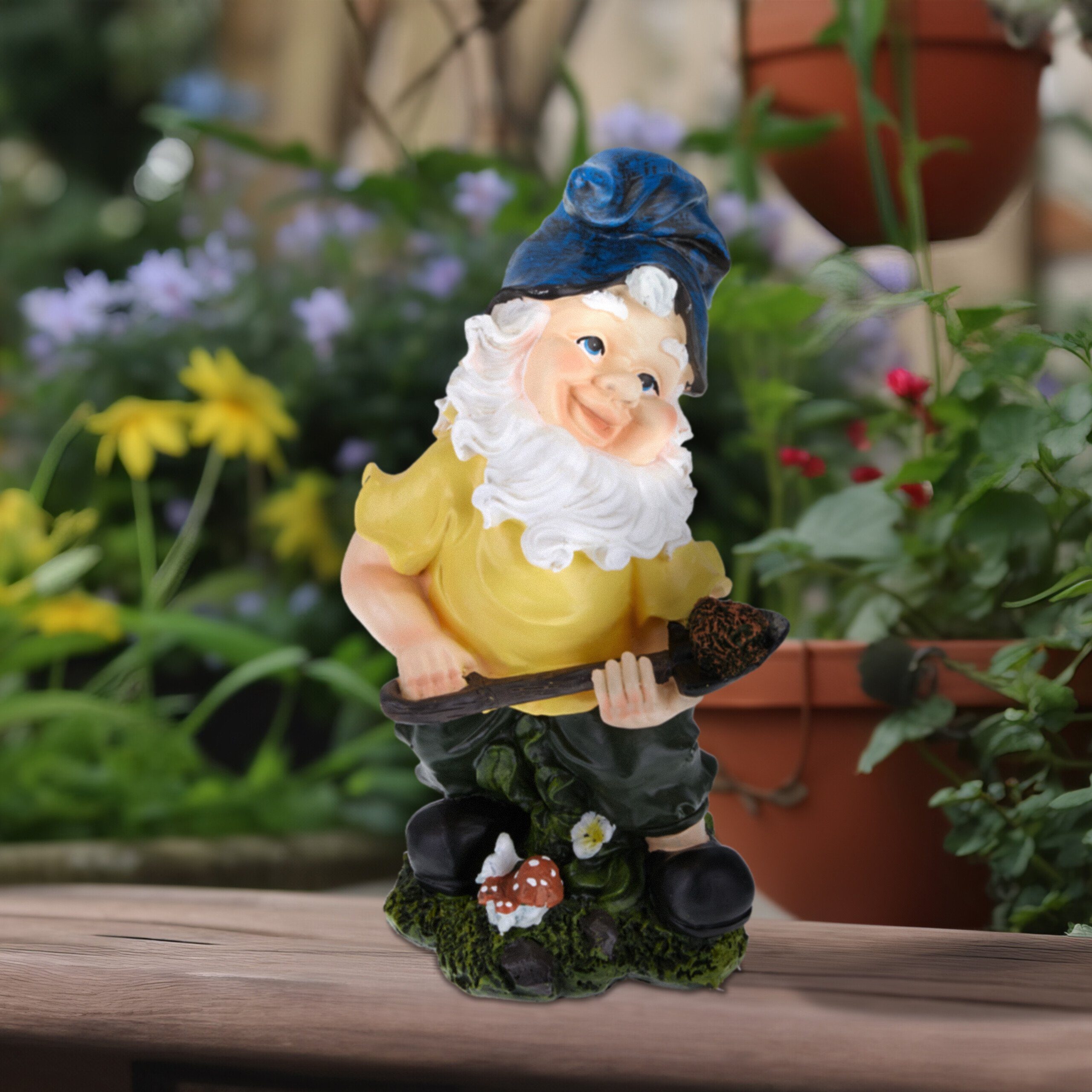 relaxdays Gartenzwerg mit Schaufel günstig online kaufen