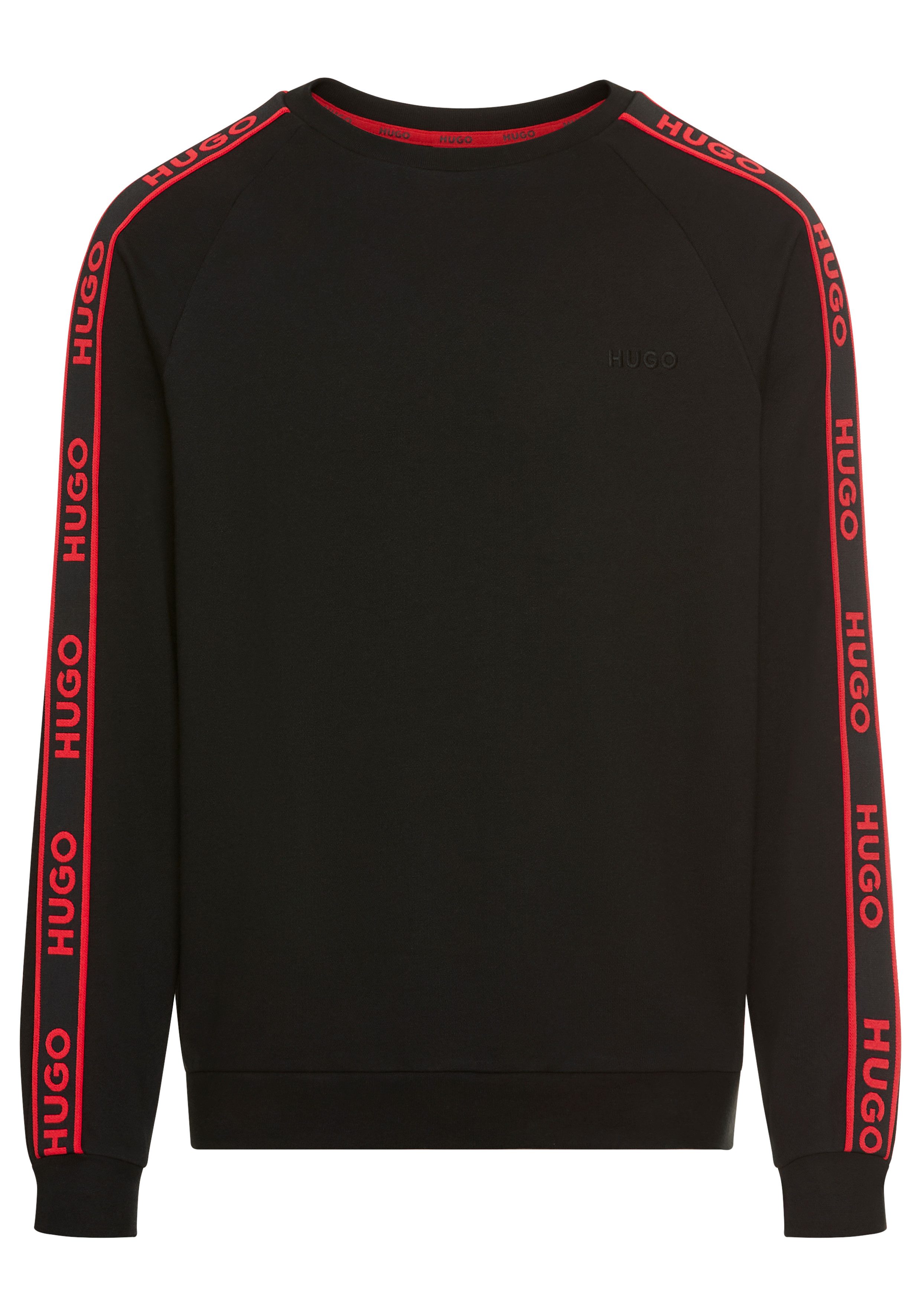 HUGO Sweatshirt LIAM kontrastfarbene Logoband an günstig online kaufen