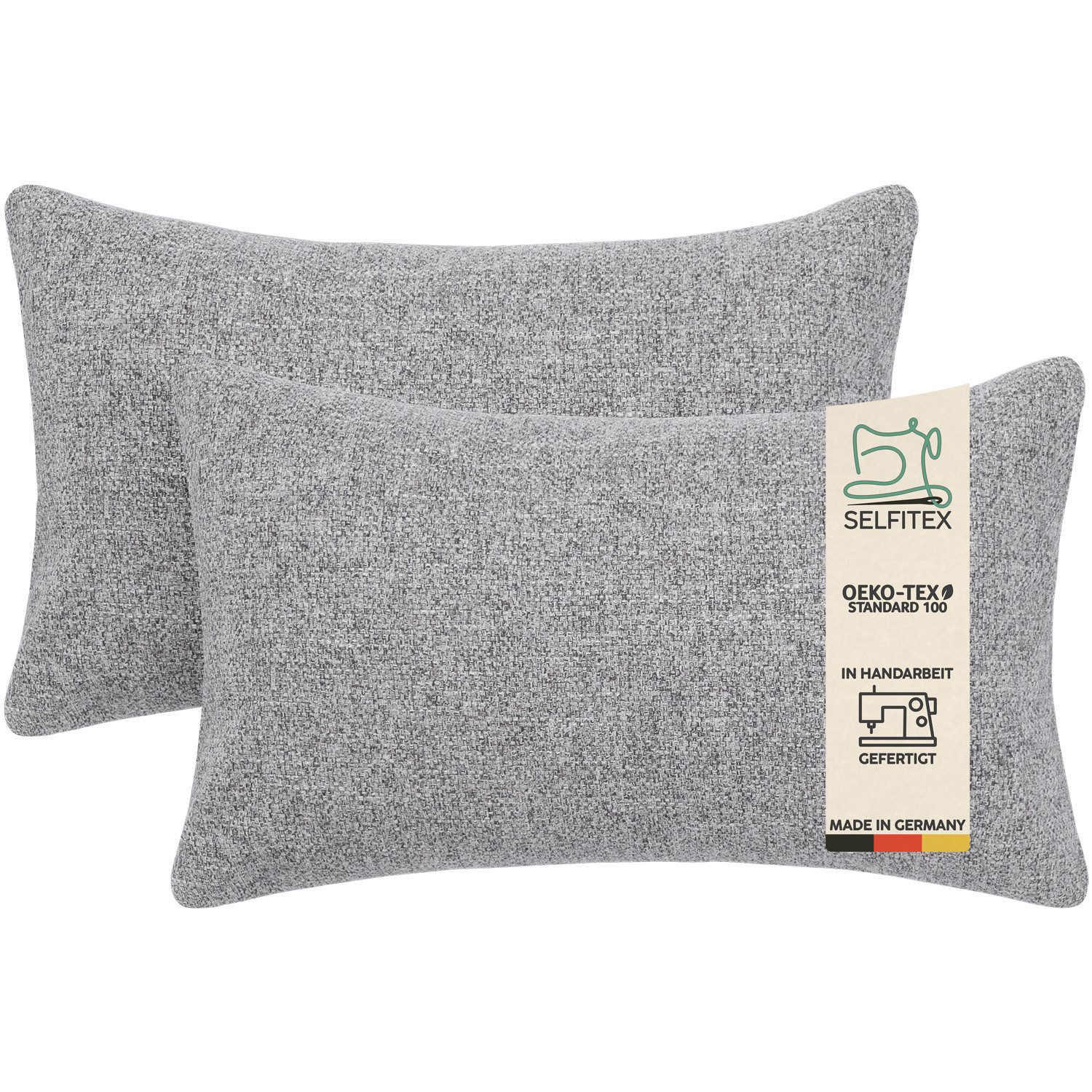 Selfitex Dekokissen 2er Set, 30x50/40x40/40x60/50x50 inkl. Füllkissen, Farb günstig online kaufen