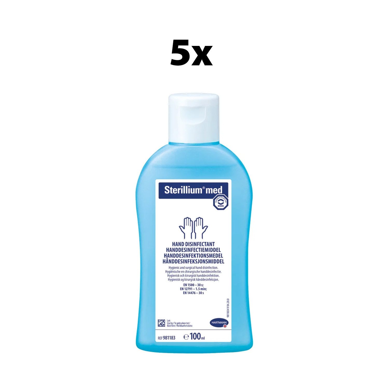Sterillium® Sterillium med Händedesinfektion 5 x 100 ml Hand-Desinfektionsmittel