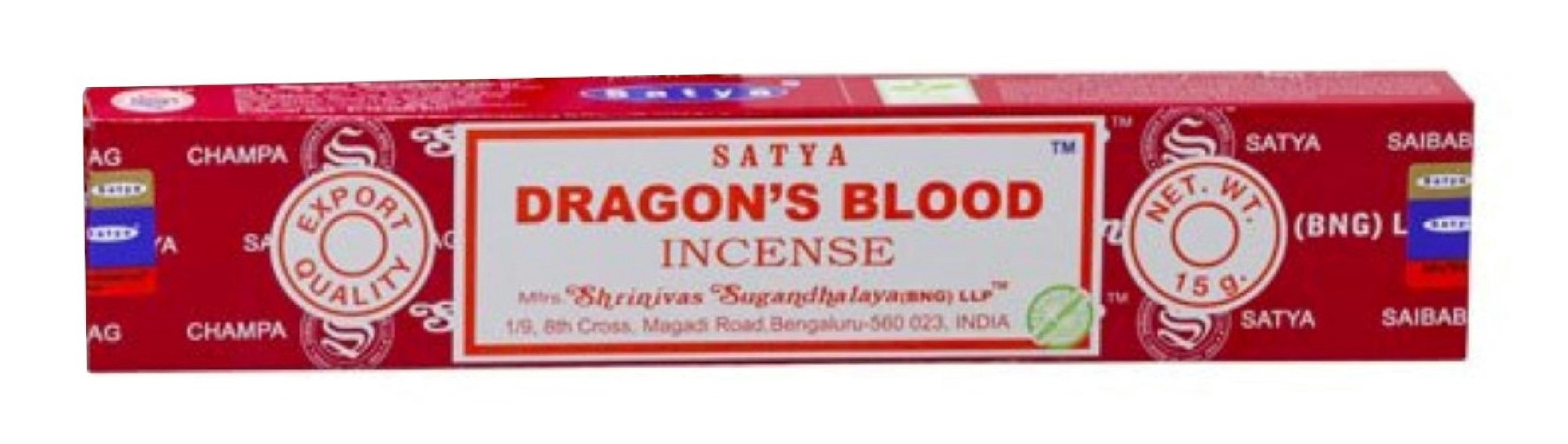 Satya Incense Räucherstäbchen Räucherstäbchen Satya "Dragon's Blood" Incense 15gr.