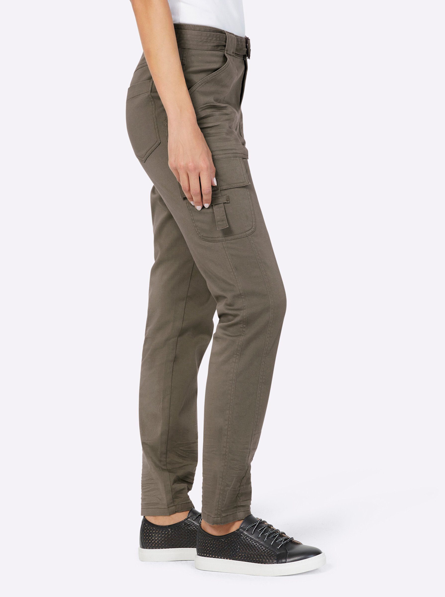 heine Jerseyhose Cargohose Innenbeinlänge ca. 77 günstig online kaufen