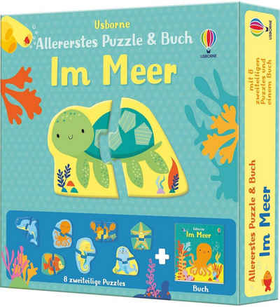 Usborne Verlag Puzzle Allererstes Puzzle & Buch: Im Meer, Puzzleteile