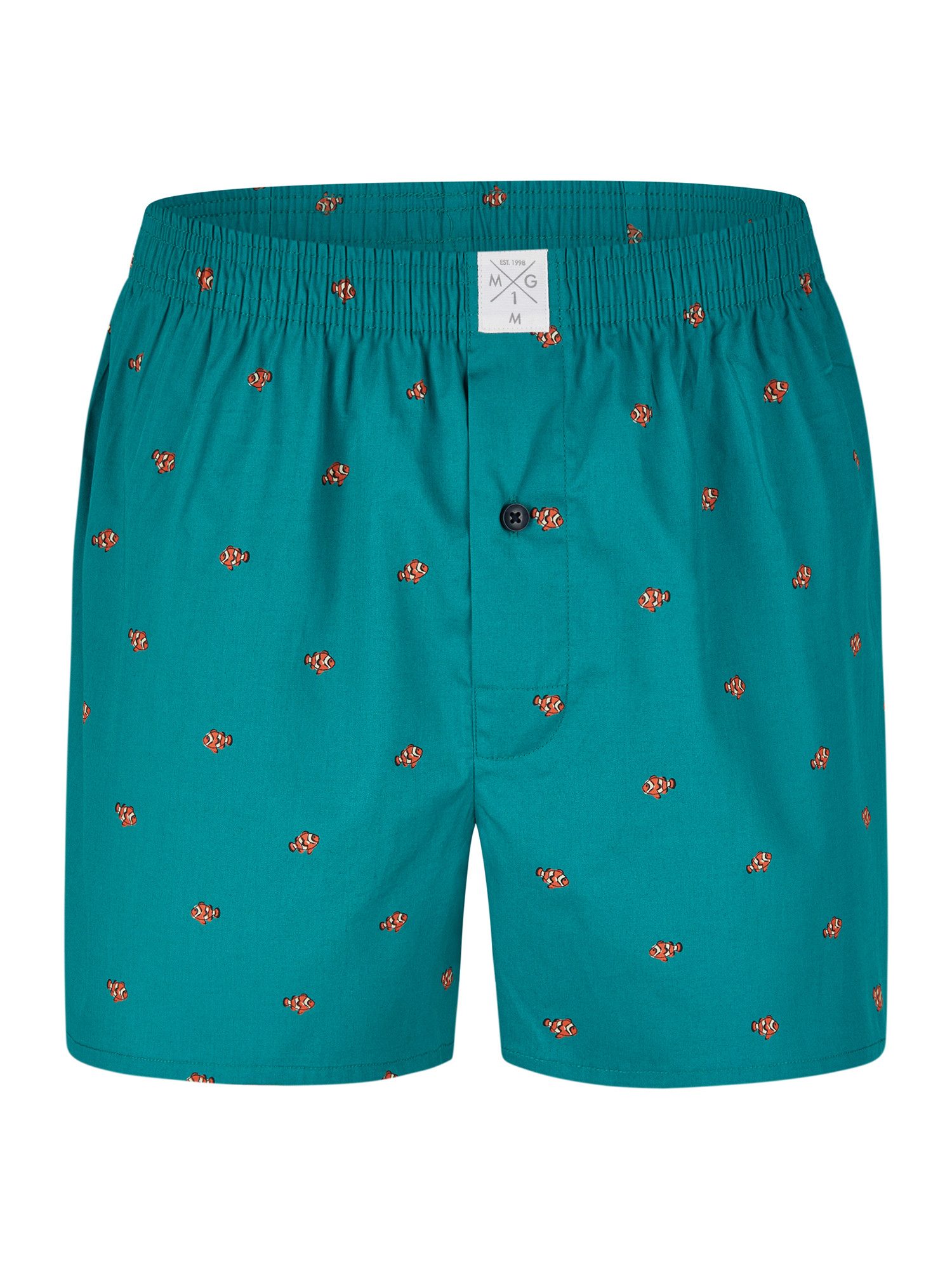 MG-1 Boxer Classics (6-St) American Boxershorts - weit geschnitten - Knopfleiste
