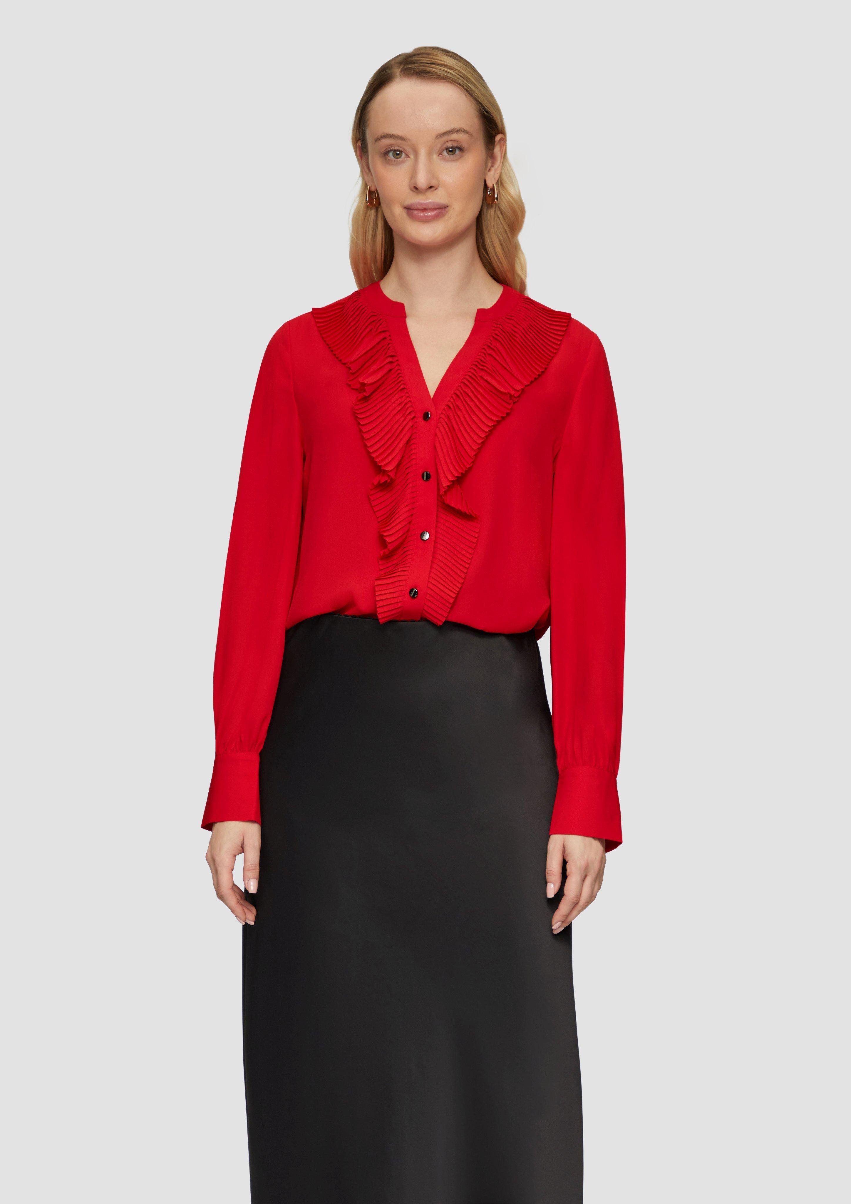 s.Oliver BLACK LABEL Langarmbluse Bluse mit günstig online kaufen