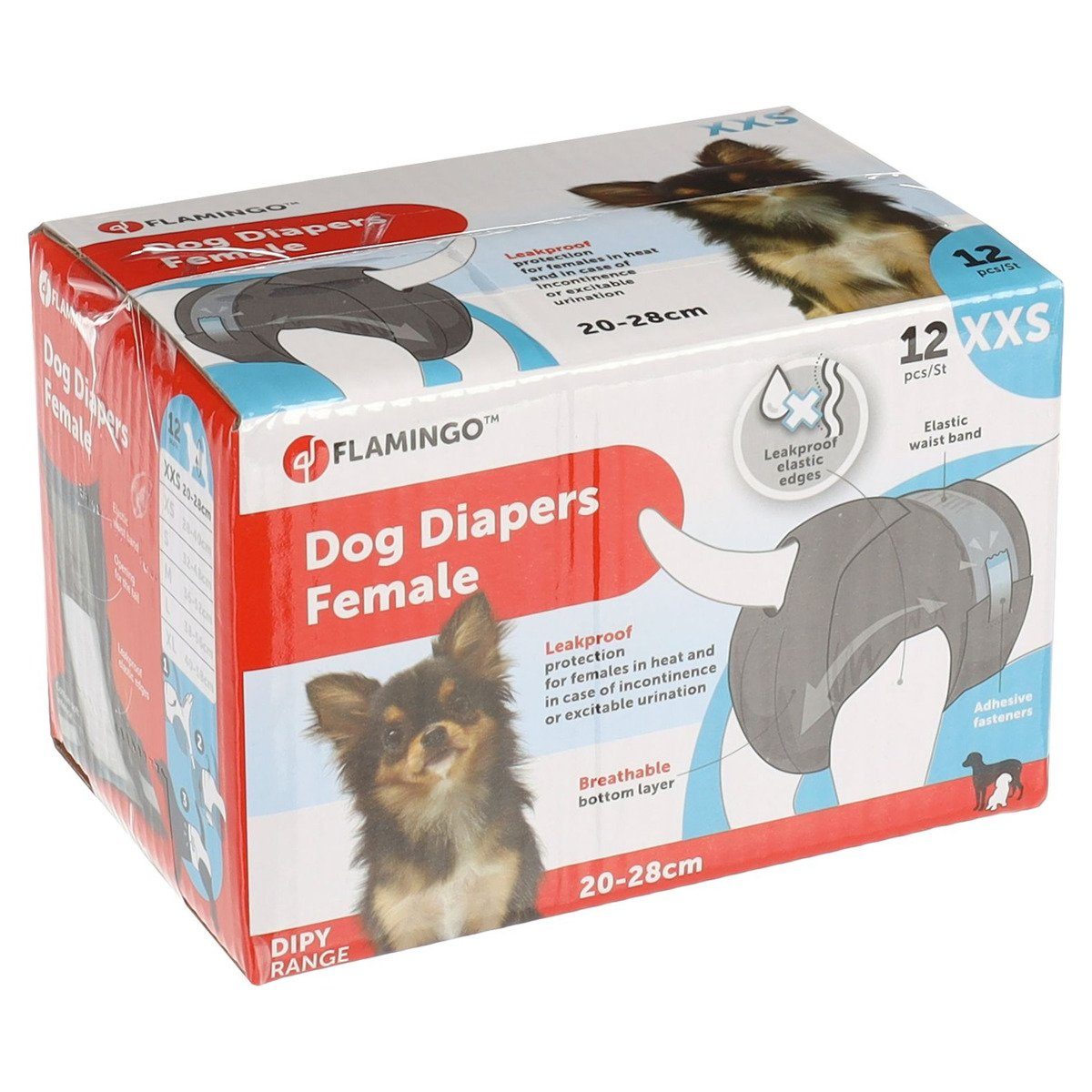 Flamingo Hundewindel Hundewindeln Dipy