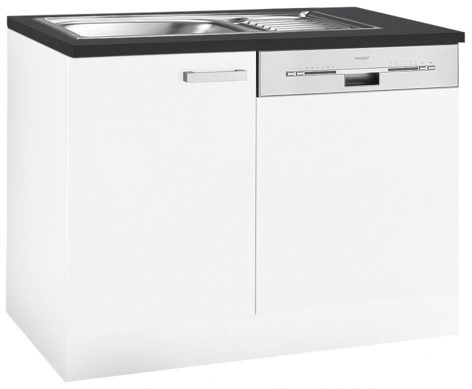 OPTIFIT Spülenschrank Odense Gesamtbreite 110 cm, mit Tür/Sockel für integrierbaren Geschirrspüler