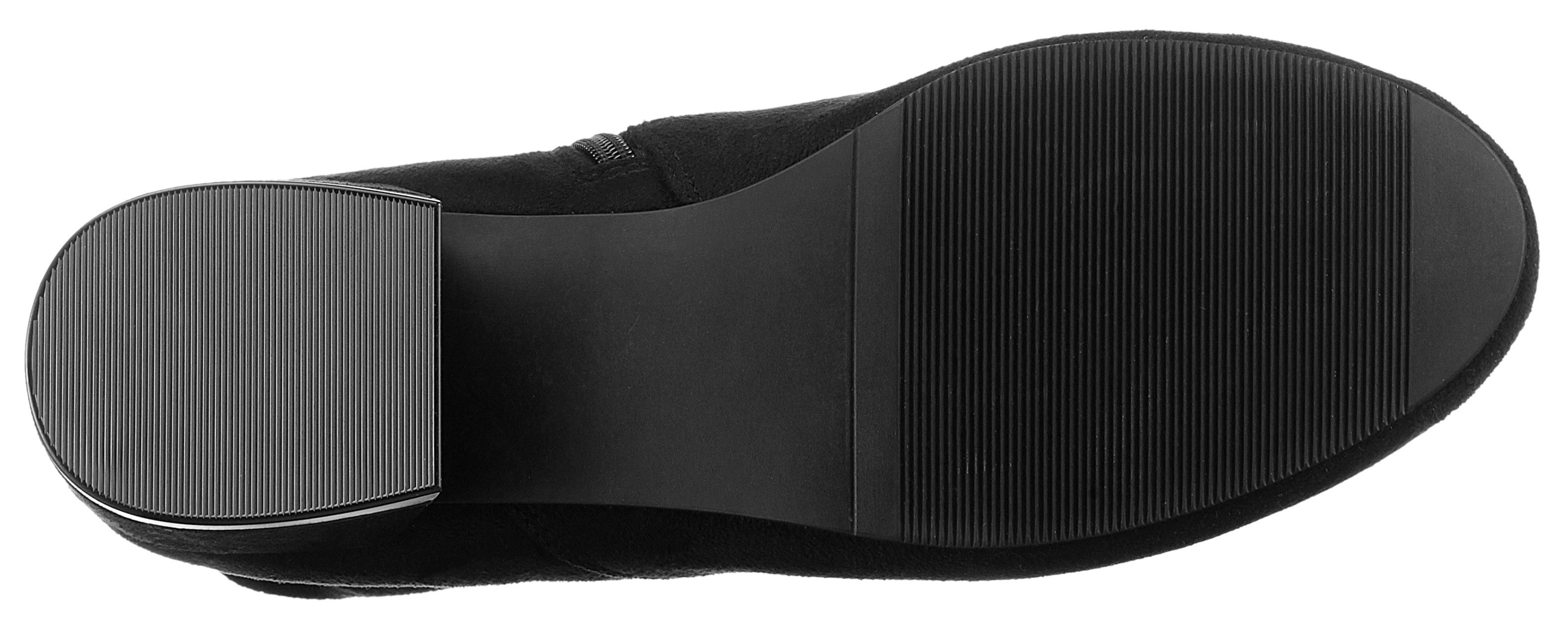 Aniston SHOES Stiefelette mit gerafftem Schaft - NEUE KOLLEKTION günstig online kaufen