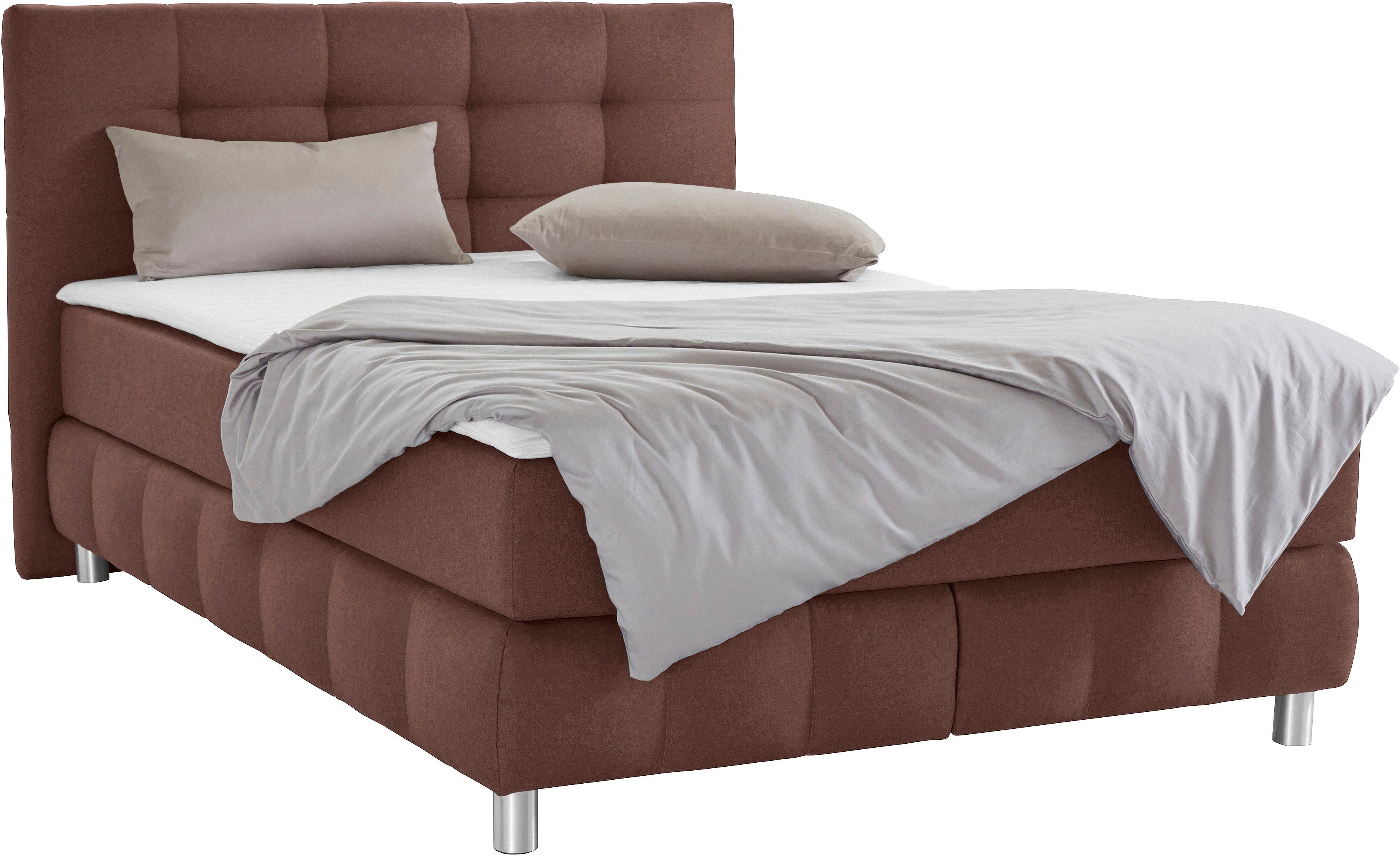 andas Boxspringbett Salo, incl. Topper, 6 günstig online kaufen