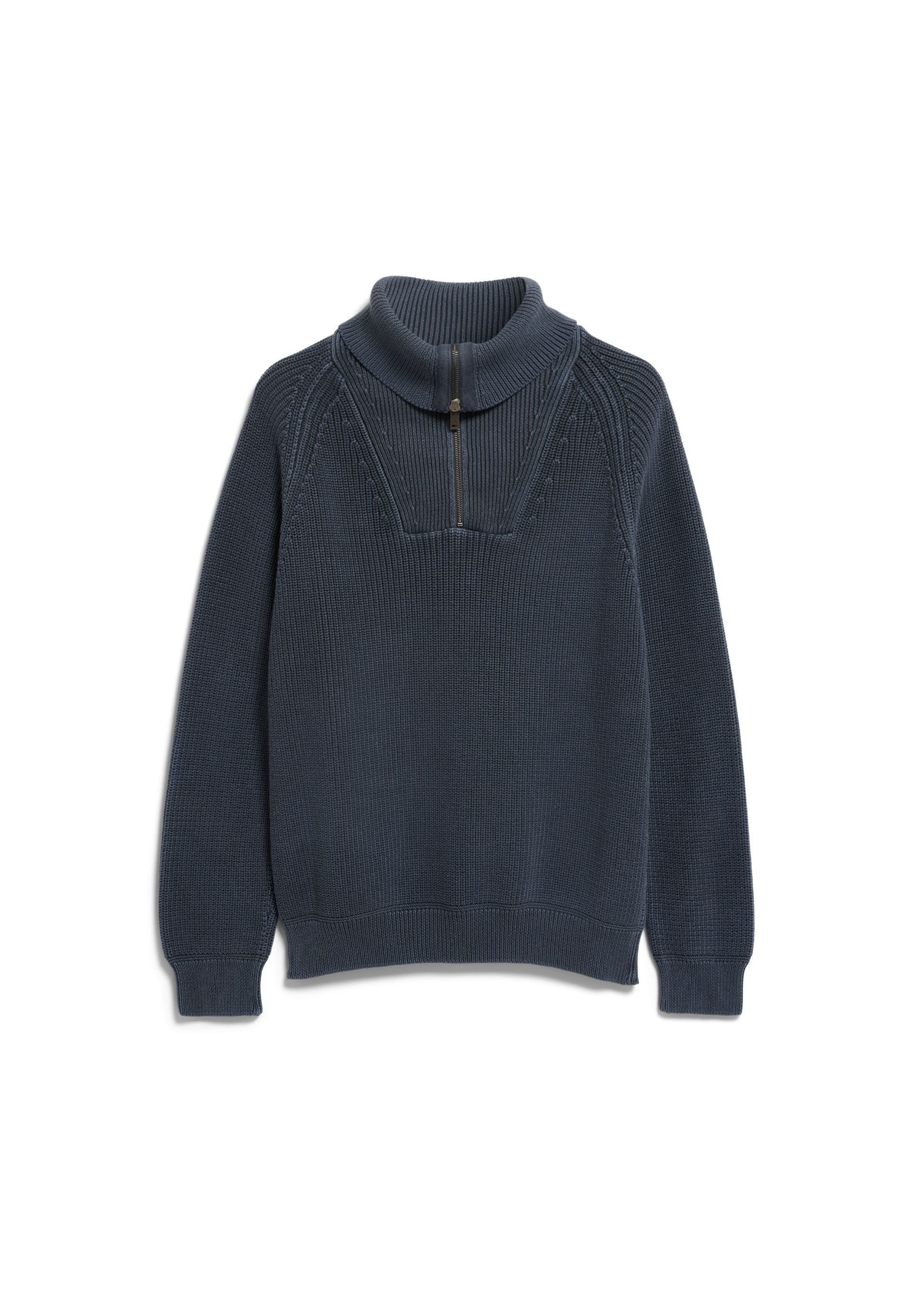 Strickpullover PIGMENT DYE Strickpullover aus 100% Bio-Baumwolle