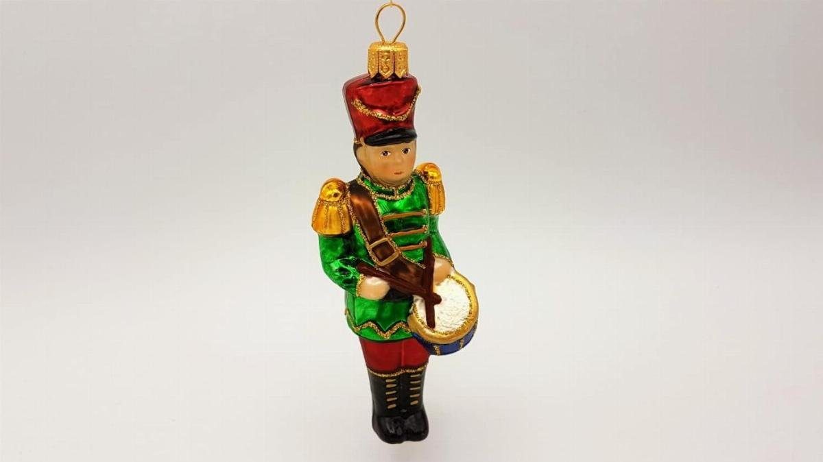 Hanco Design Christbaumschmuck Soldat mit Trommel glänzend - Soldat