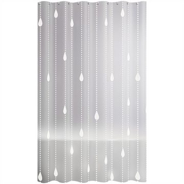 RefinedFlare Duschvorhang Wassertropfen-Druck, transparenter, weißer, wasserdichter Duschvorhang (1-tlg)