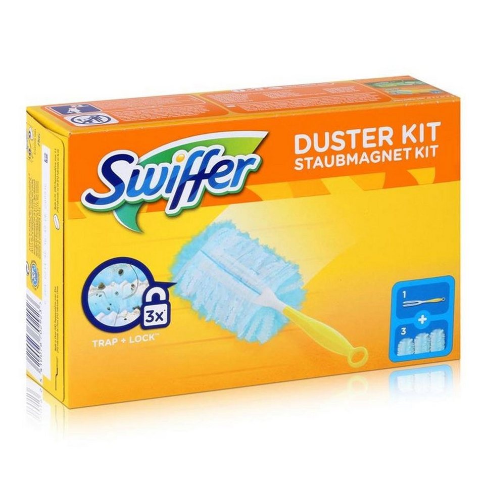 Swiffer Swiffer Staubmagnet Starterset - Griff + 3 Tücher Reinigungstücher