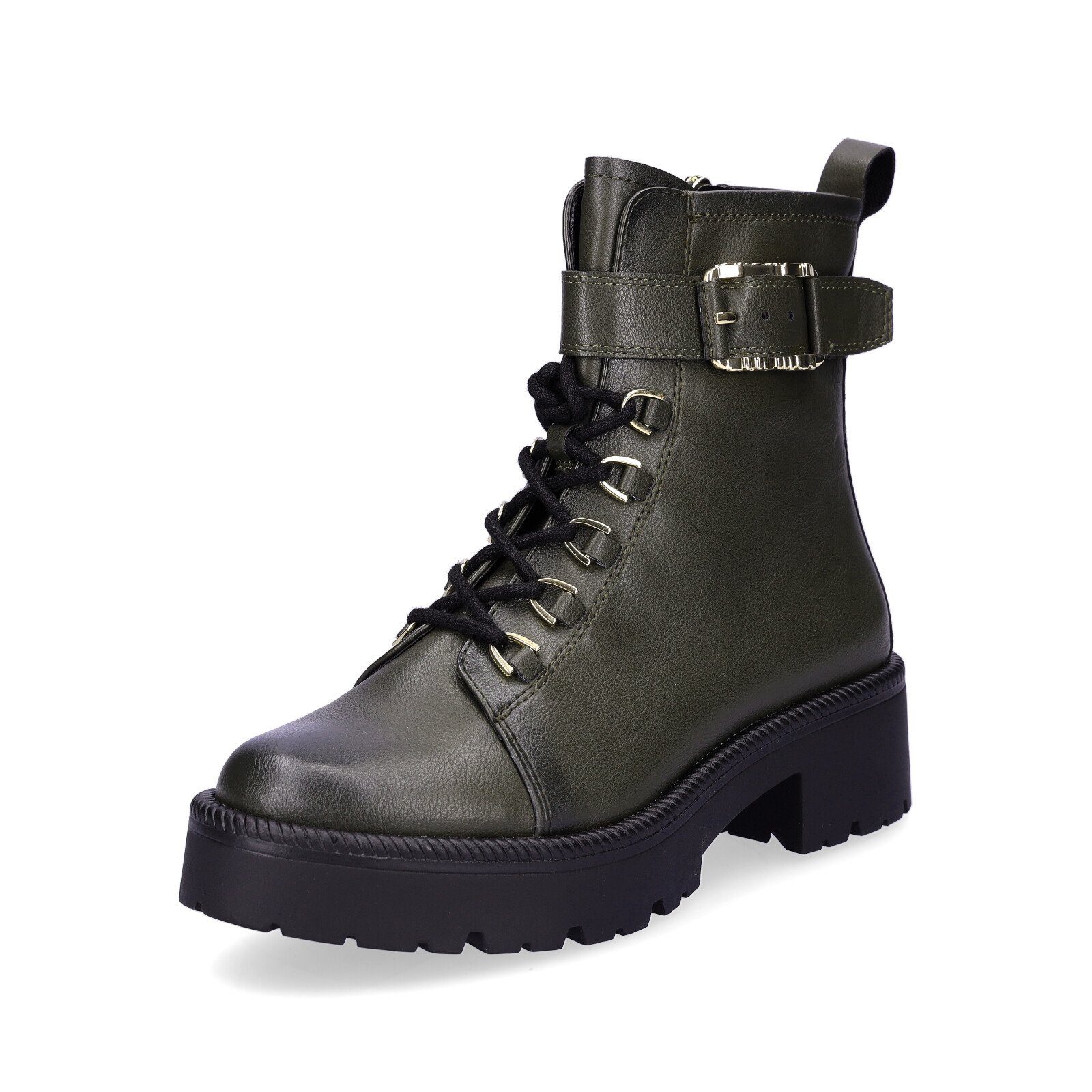 Tamaris Tamaris Damen Schnürboot dunkelgrün Schnürboots günstig online kaufen