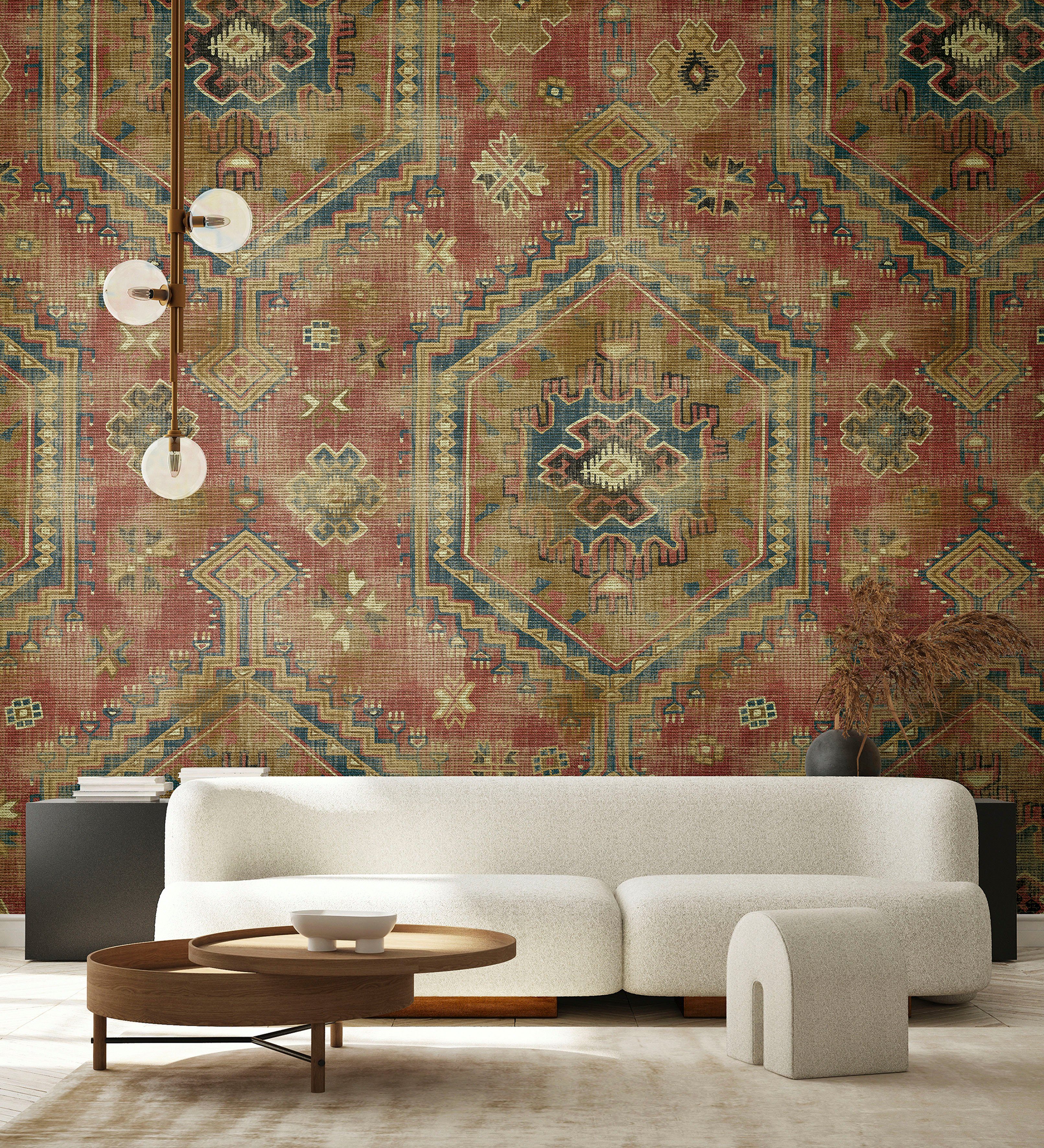 Marburg Fototapete Tarah, glatt, matt, moderne Tapete für Wohnzimmer Schlafzimmer Küche