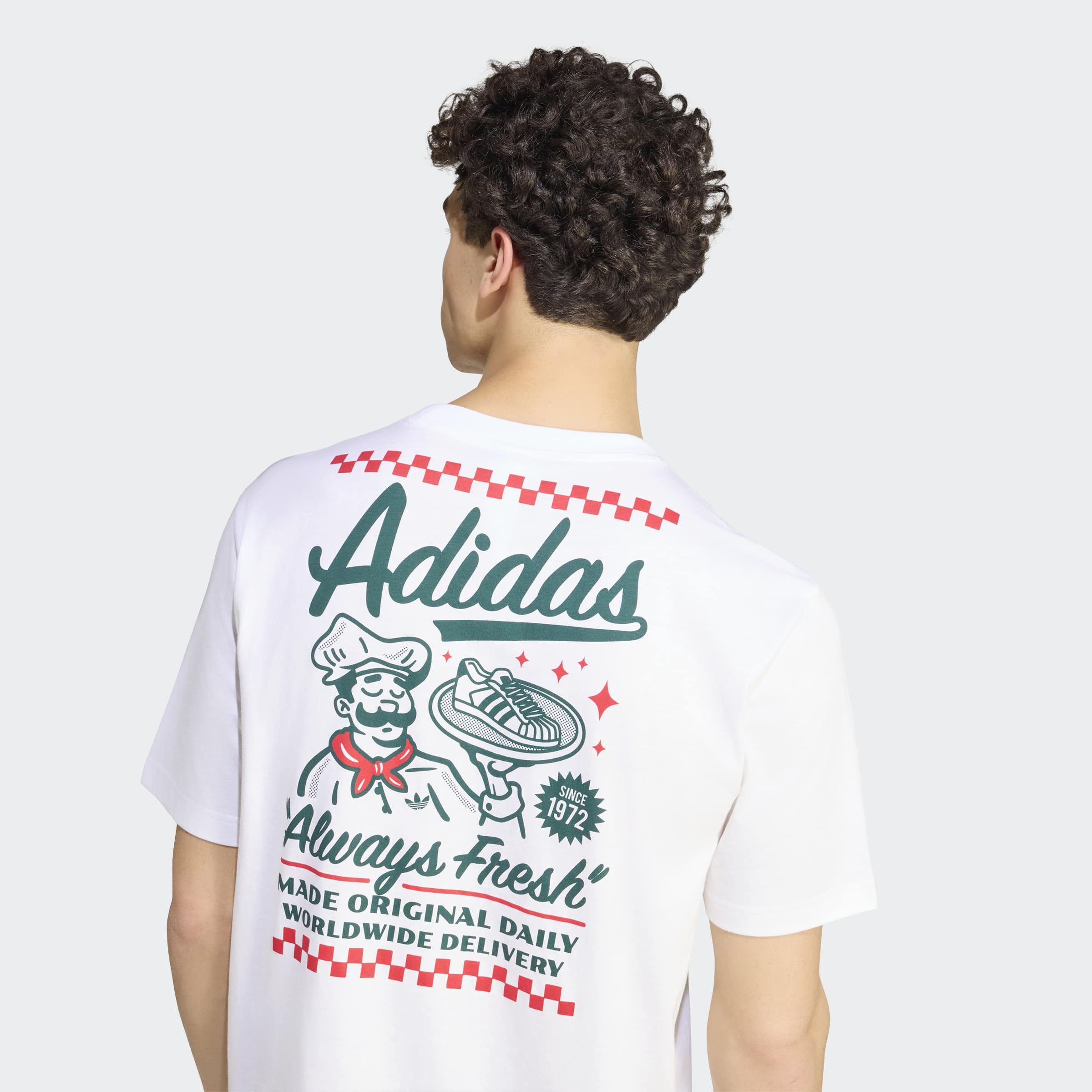 adidas Originals T-Shirt LOOSE GRAPHIC T mit Print, ohne Verschluss, aus Baumwolle
